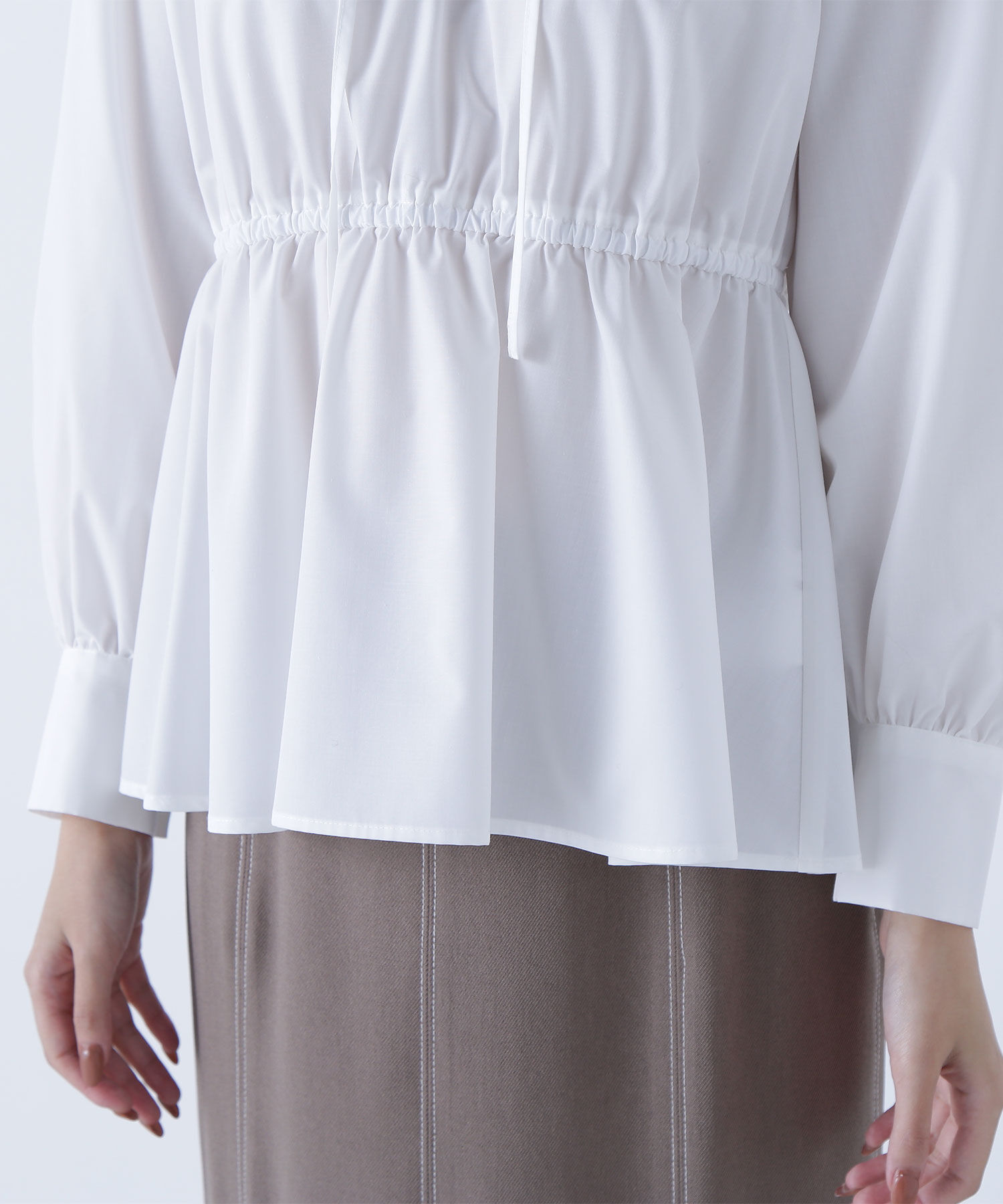  「ビスチェセットラッフルブラウス」|シャツ・ブラウス|