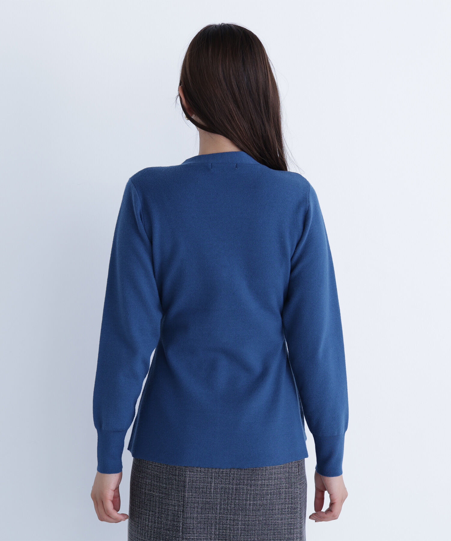  「ウエストシェイプスリットカーディガン」|ニット・セーター|