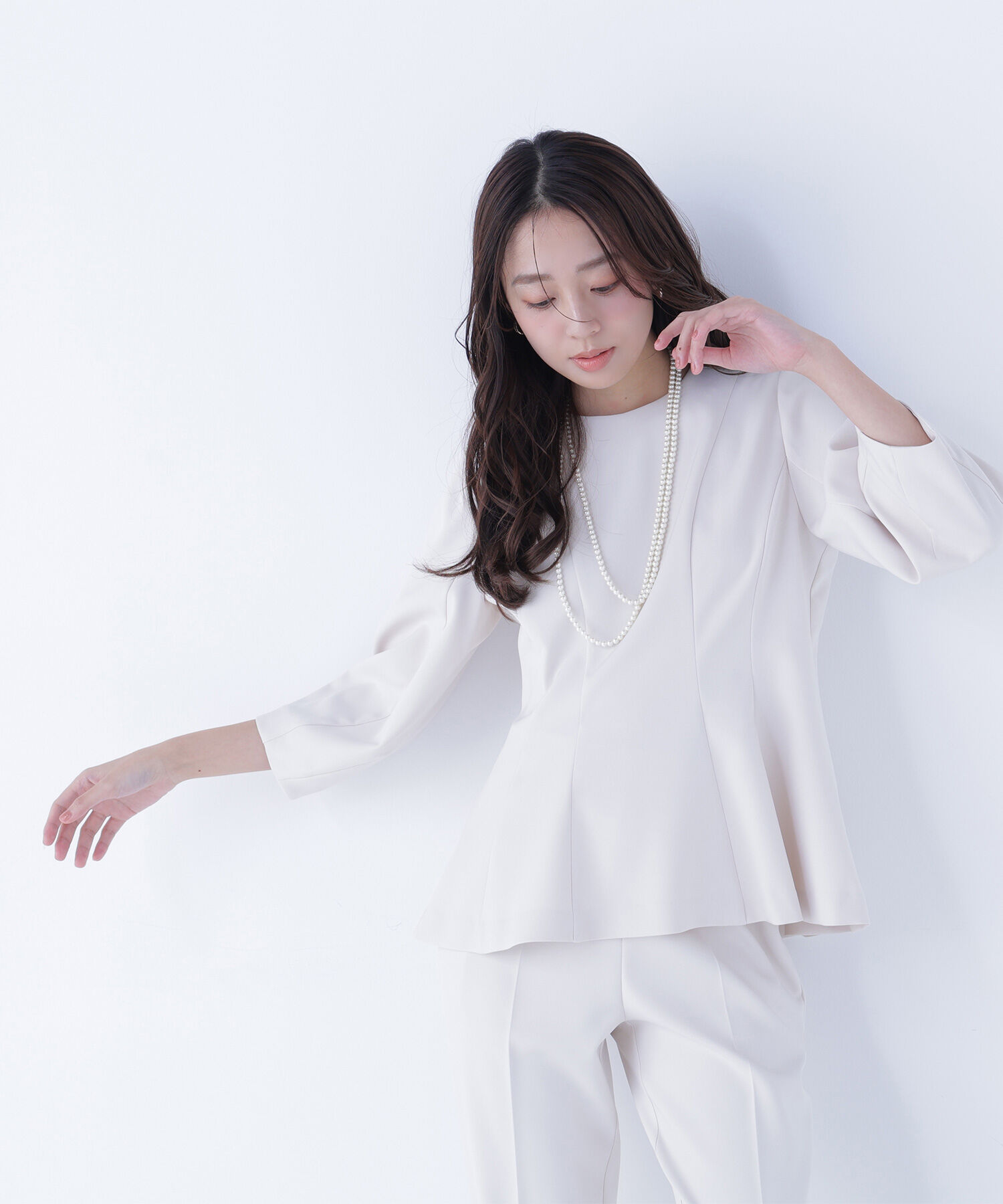  「フォルムペプラムセットアップ」|ワンピース|