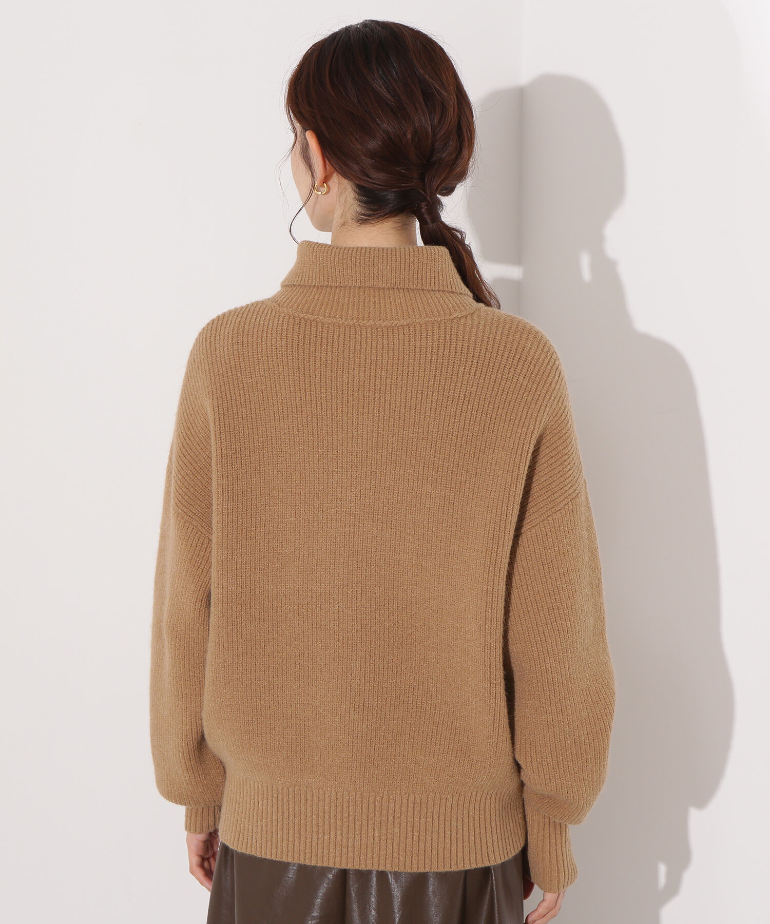  「〈N.〉ハーフジップオーバーニット」|ニット・セーター|