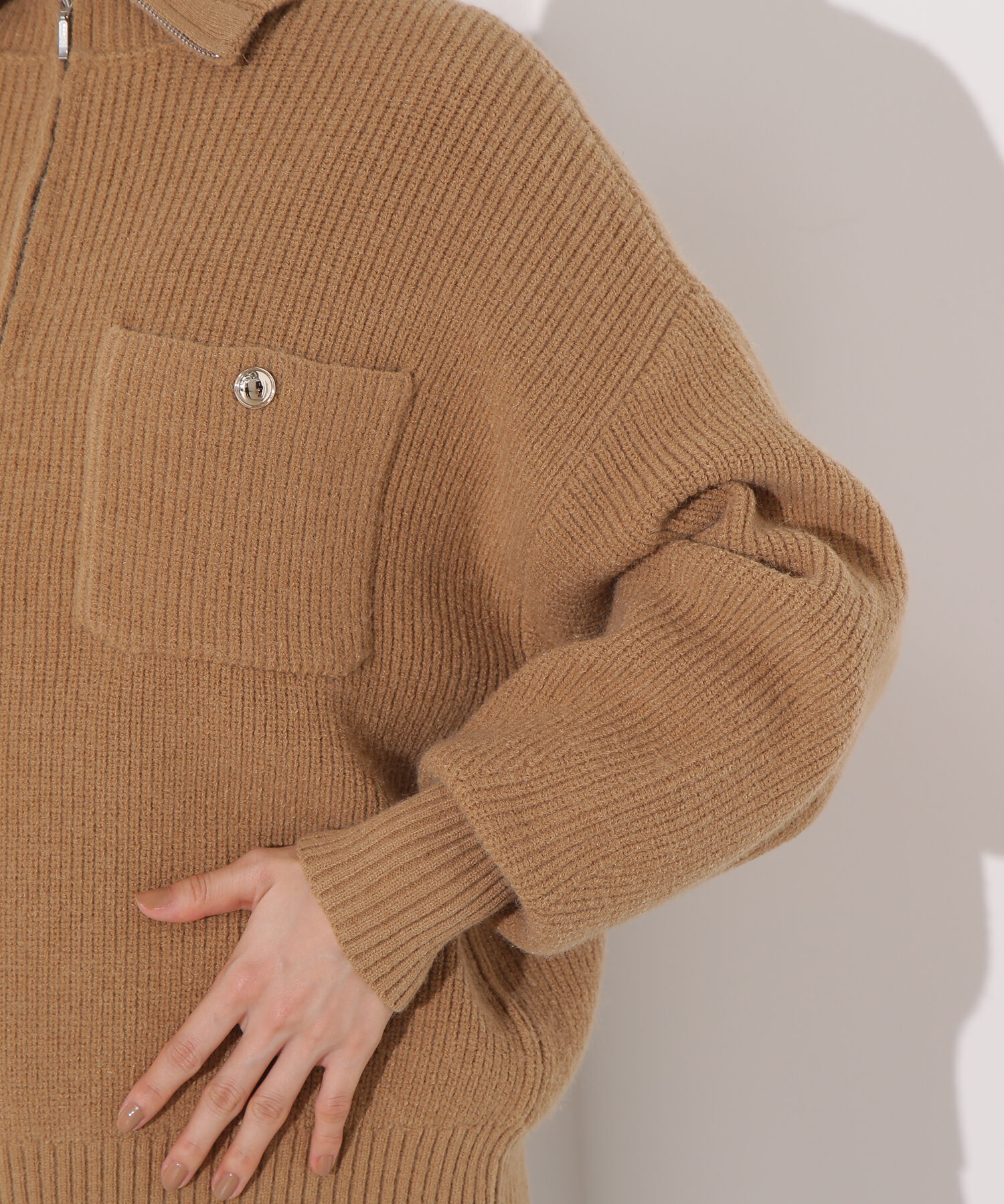  「〈N.〉ハーフジップオーバーニット」|ニット・セーター|