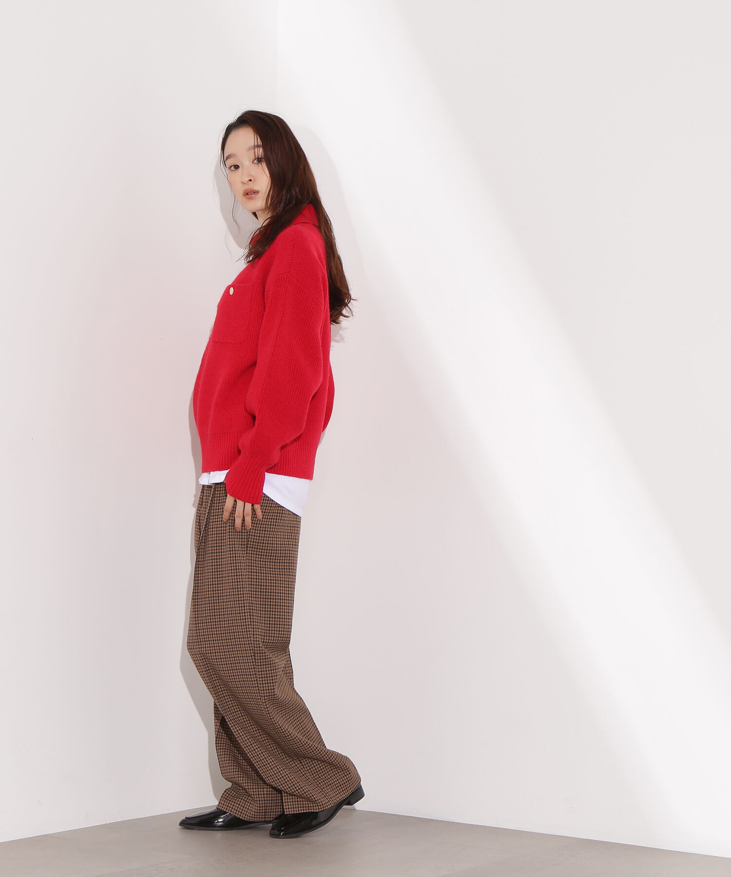  「〈N.〉ハーフジップオーバーニット」|ニット・セーター|