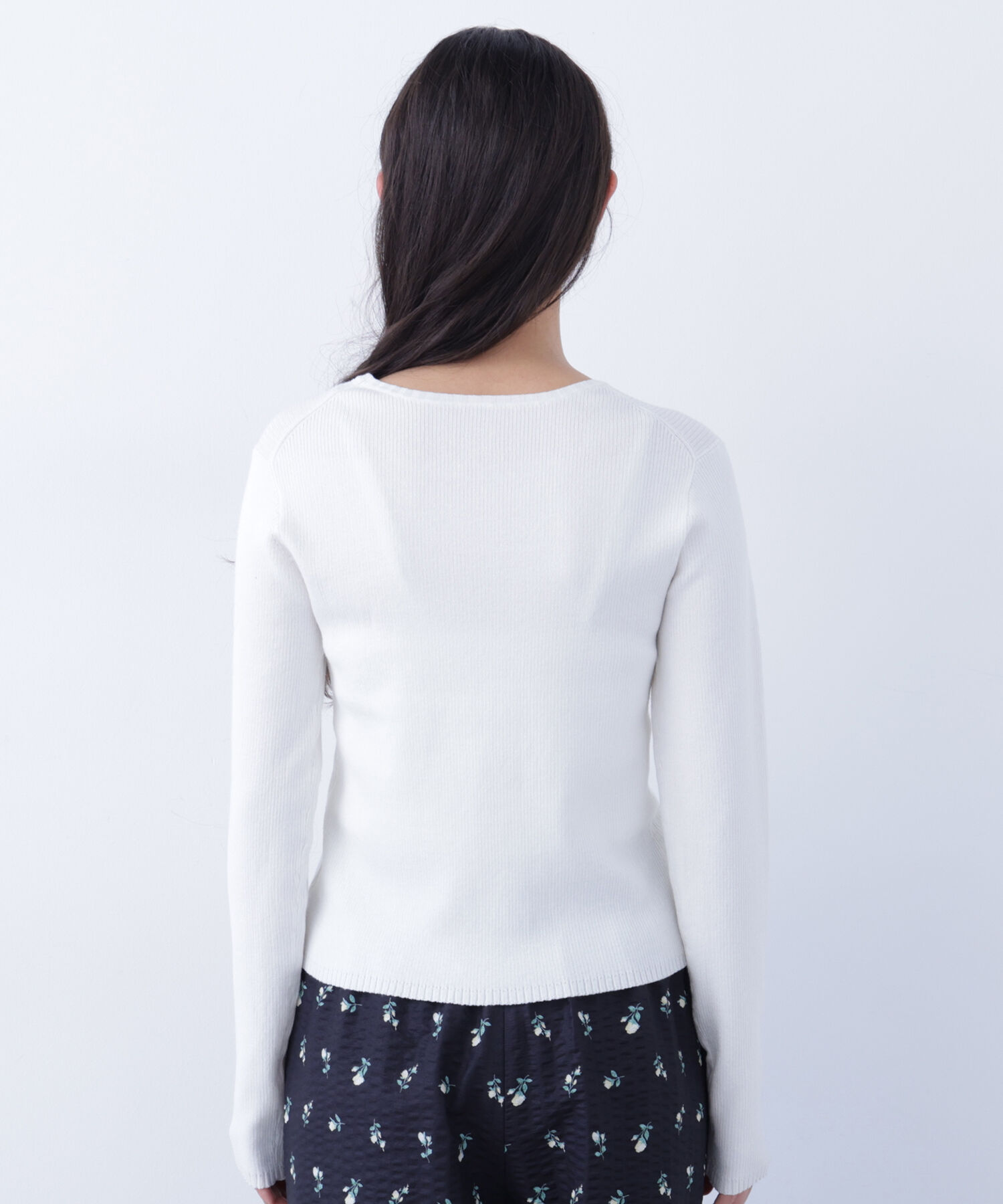  「〈N.〉クルーネックリブニット」|ニット・セーター|