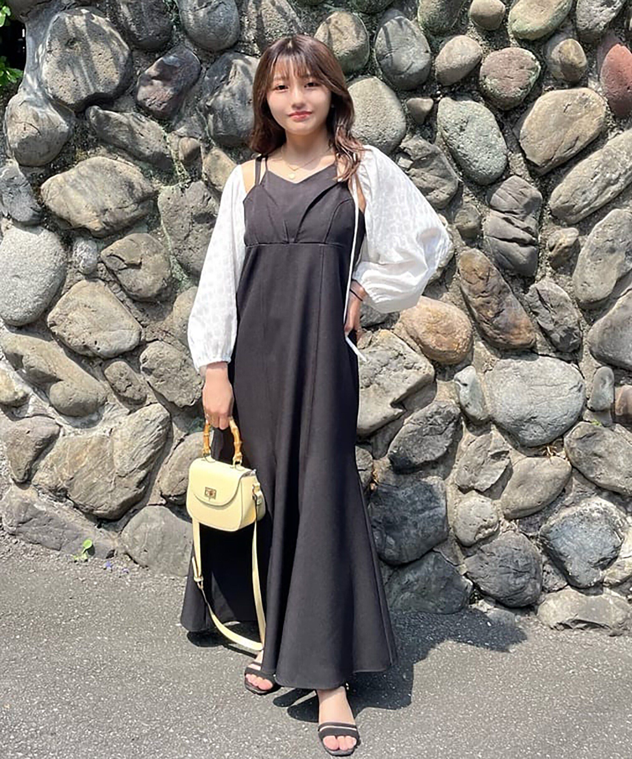  「トップレイヤードキャミマーメイドワンピース」|ワンピース|