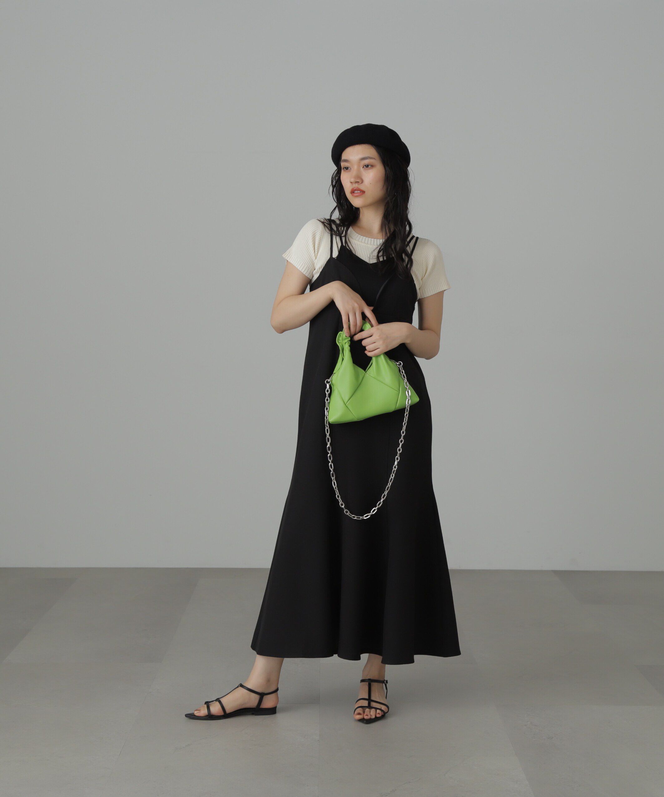  「トップレイヤードキャミマーメイドワンピース」|ワンピース|