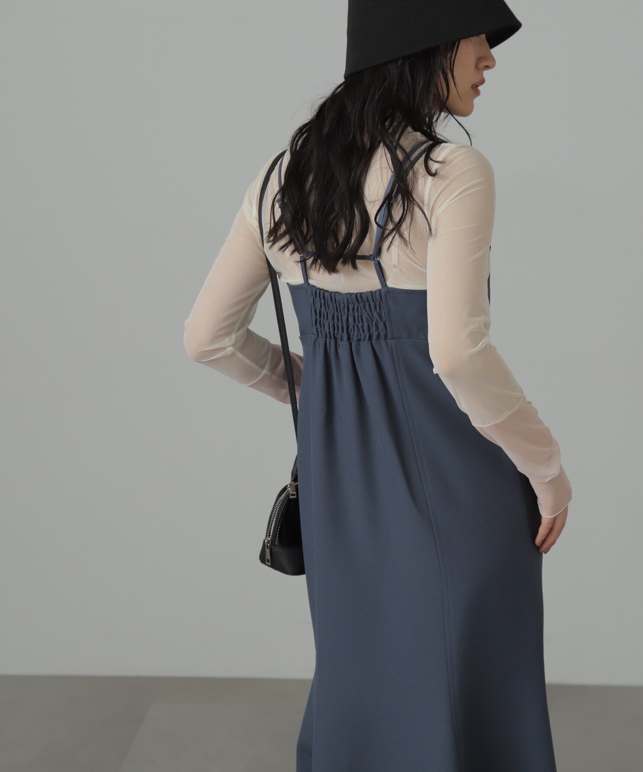  「トップレイヤードキャミマーメイドワンピース」|ワンピース|