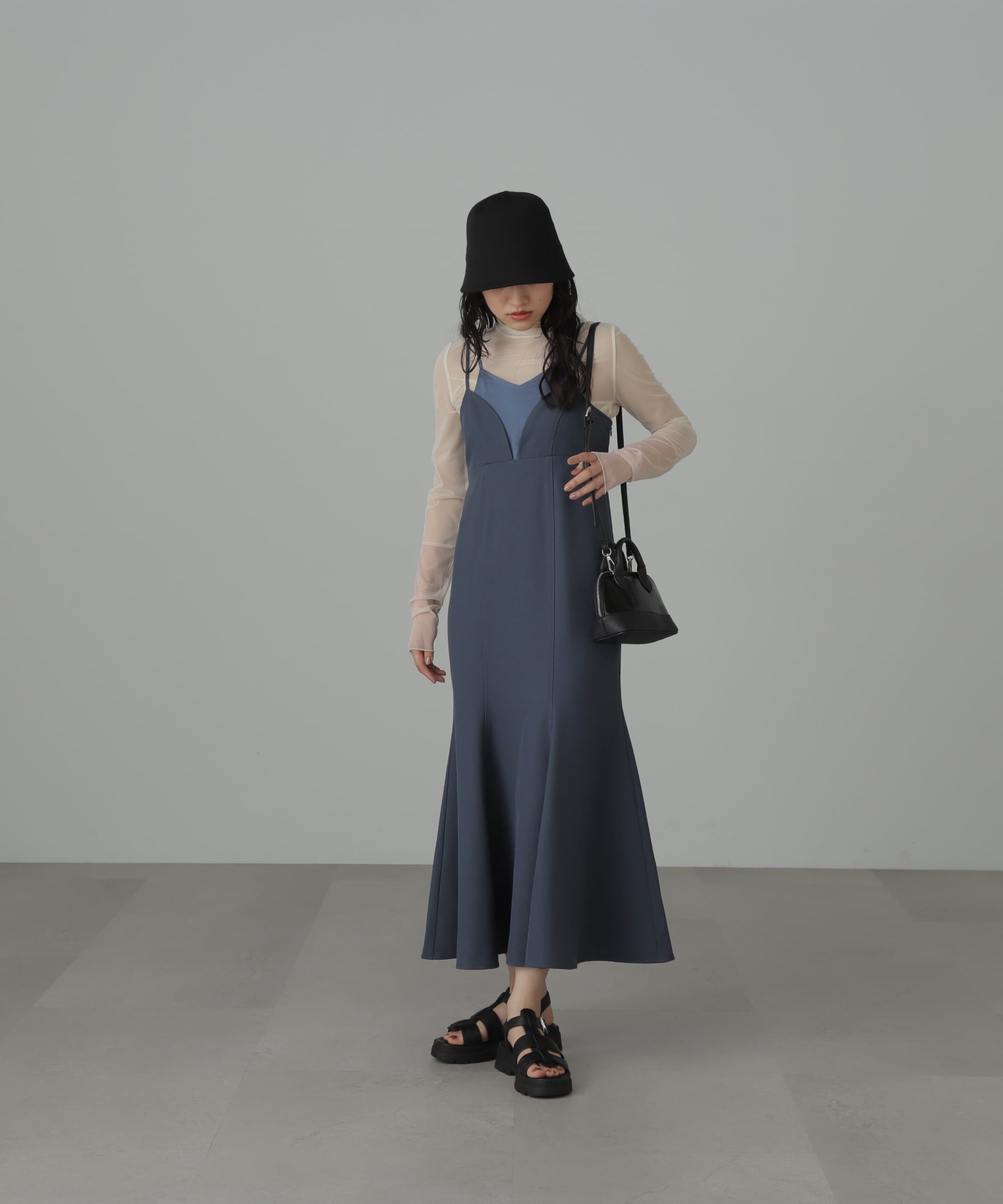  「トップレイヤードキャミマーメイドワンピース」|ワンピース|