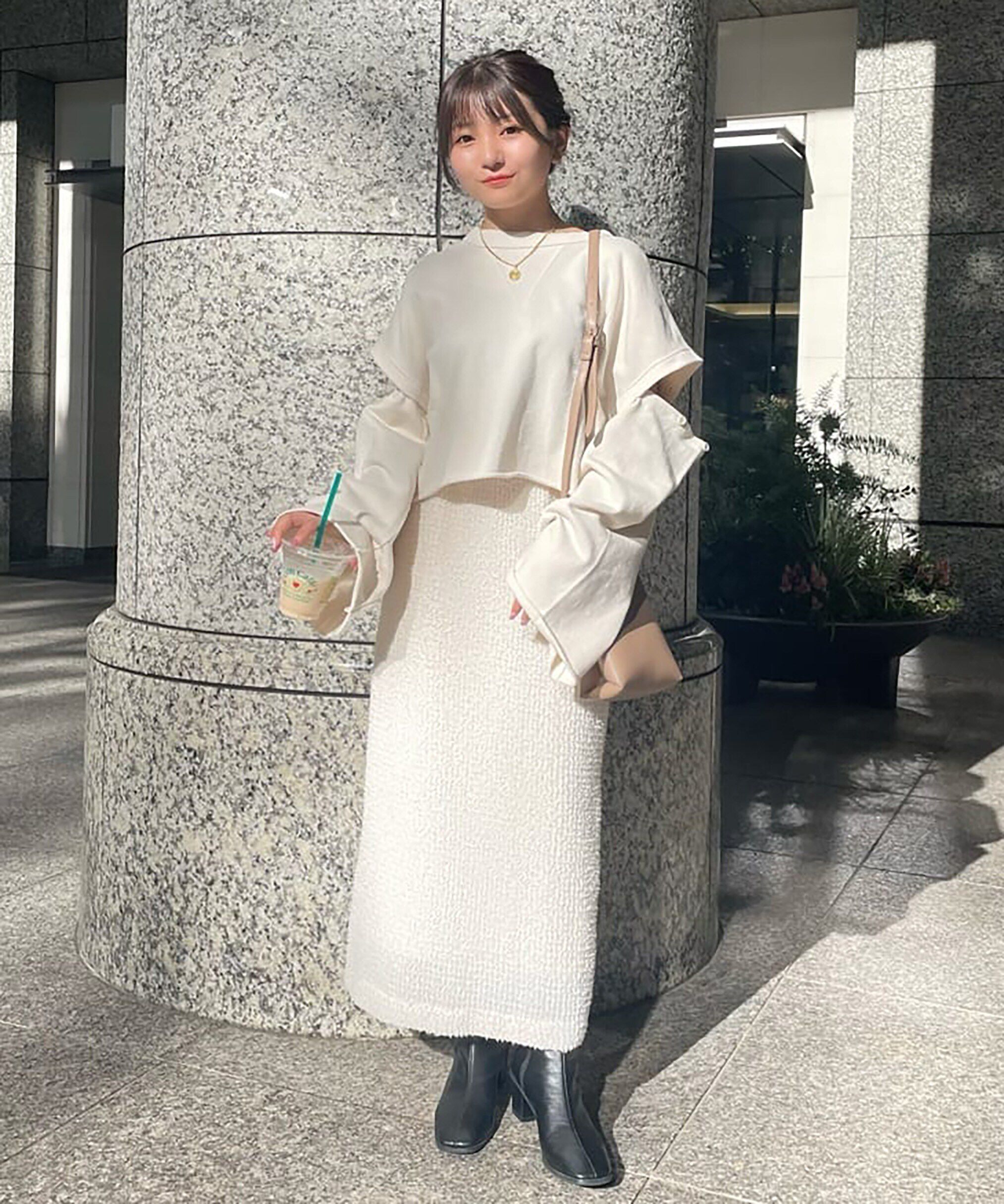  「フェザーシフォンナロースカート」|スカート|