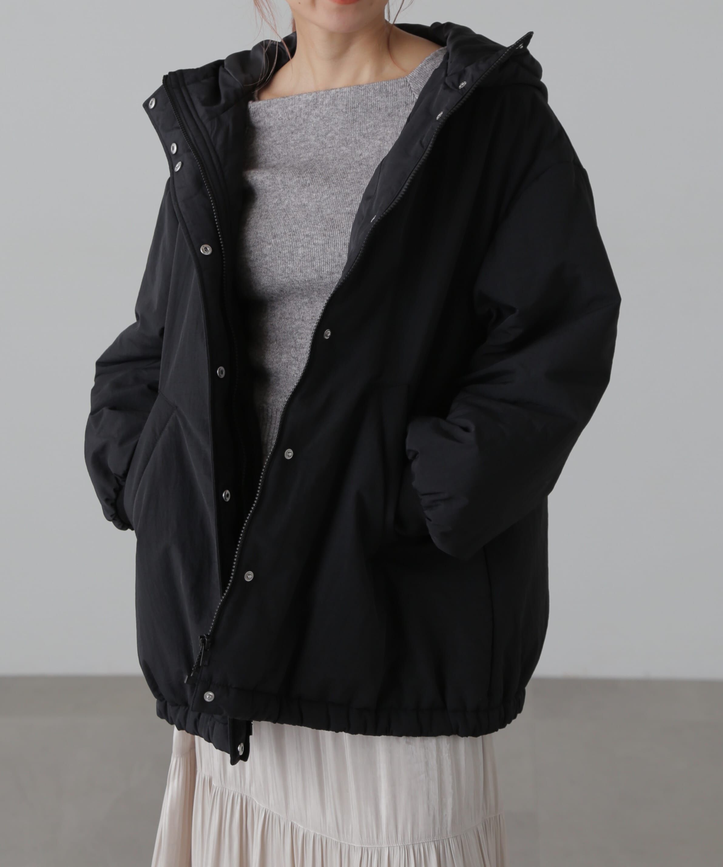  「ミドル丈中綿ブルゾン」|ブルゾン・スタジャン|