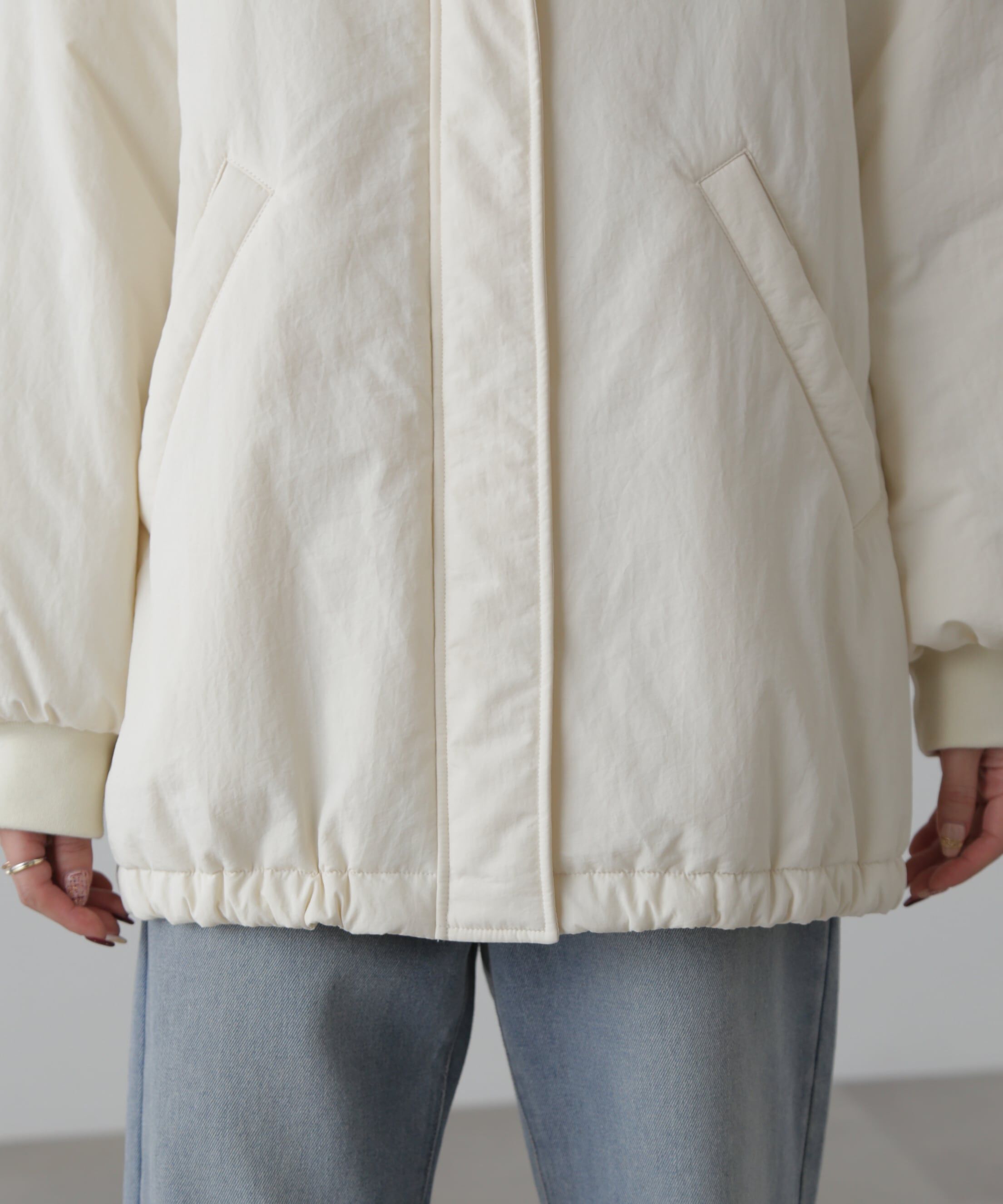  「ミドル丈中綿ブルゾン」|ブルゾン・スタジャン|