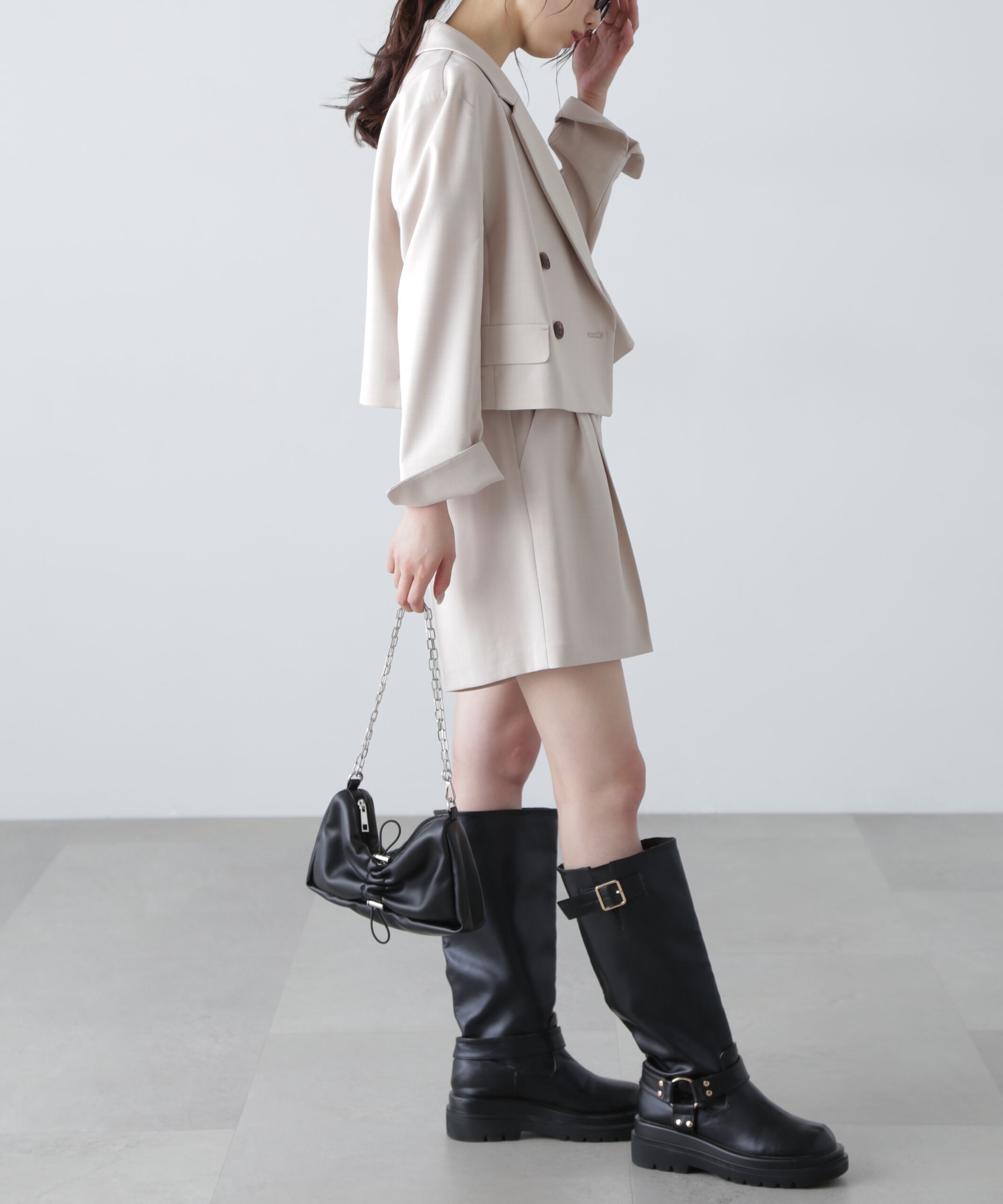  「梳毛調合繊ショートジャケット」|その他|