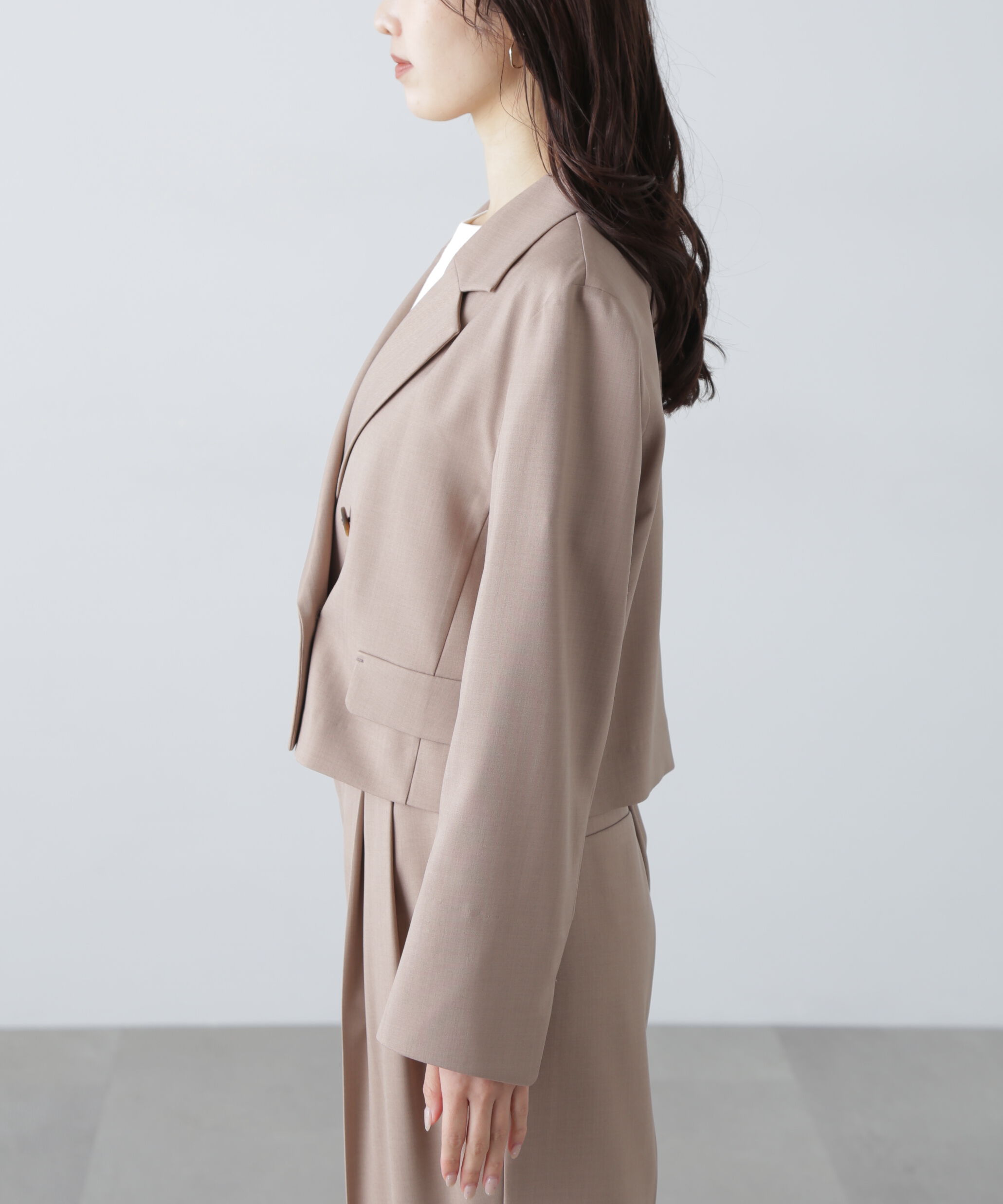  「梳毛調合繊ショートジャケット」|その他|