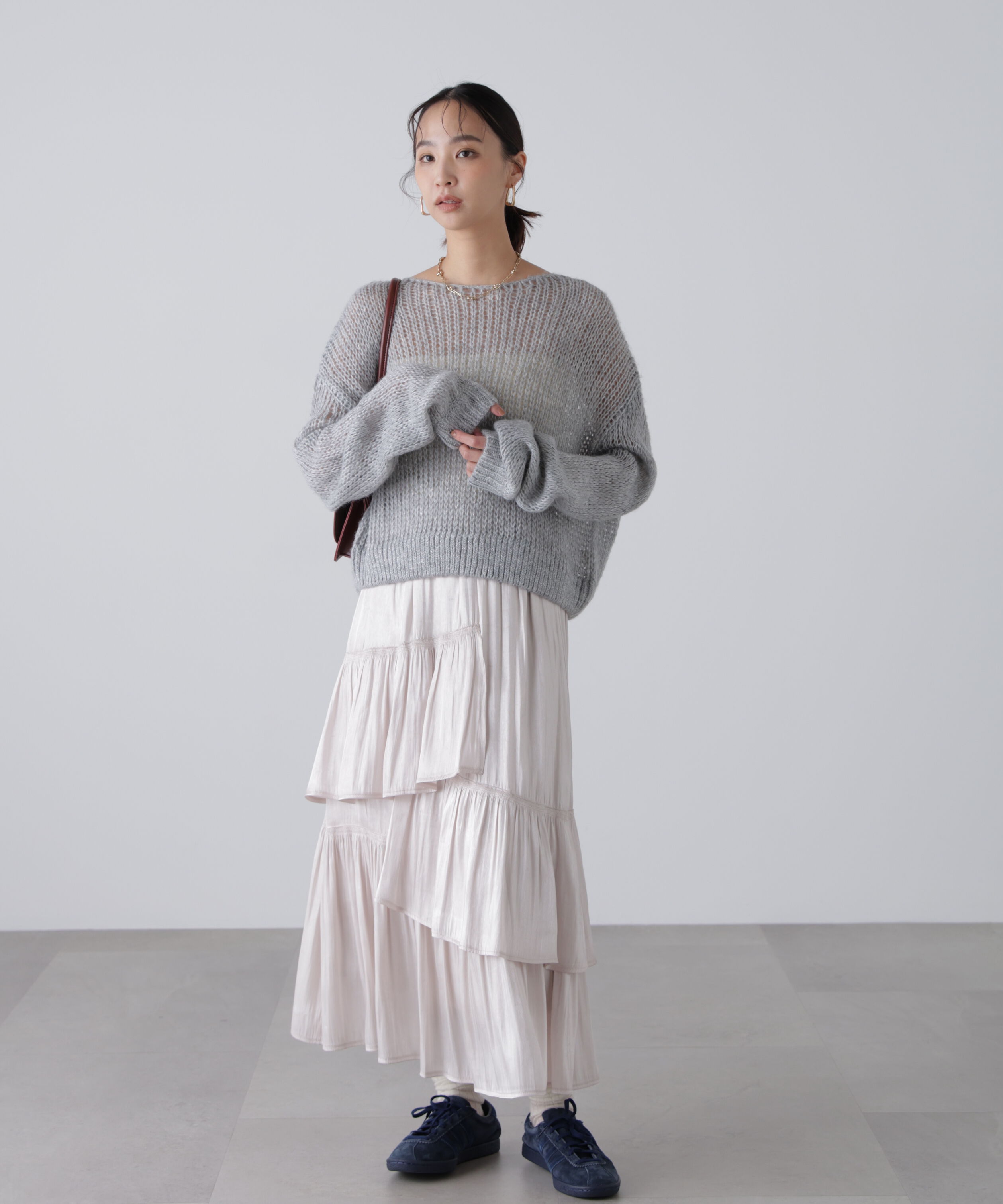  「シアーモヘヤラメニット」|ニット・セーター|