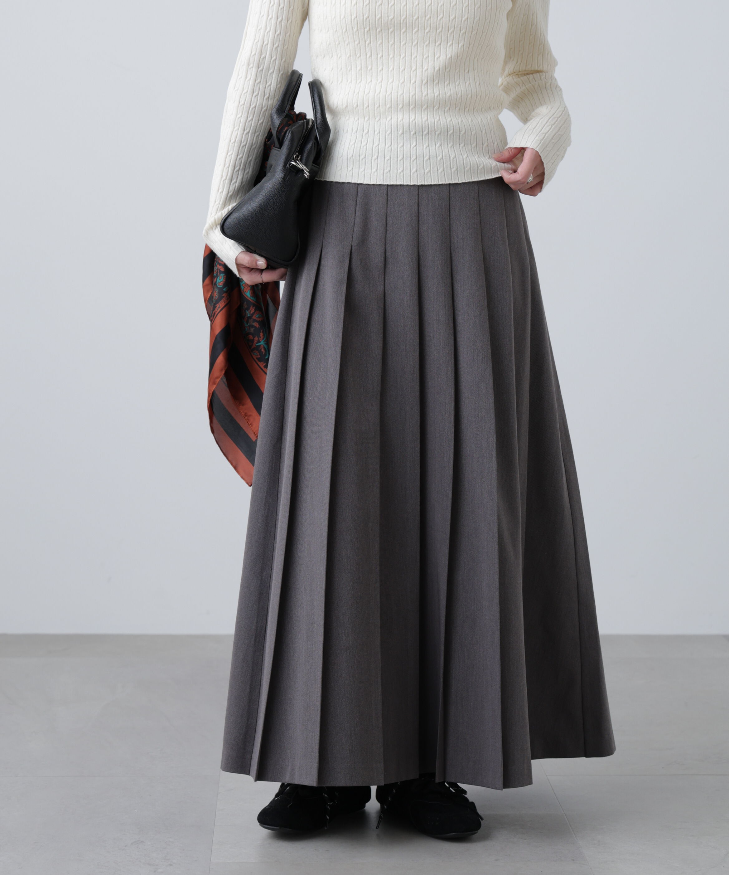  「プリーツロングスカート」|スカート|