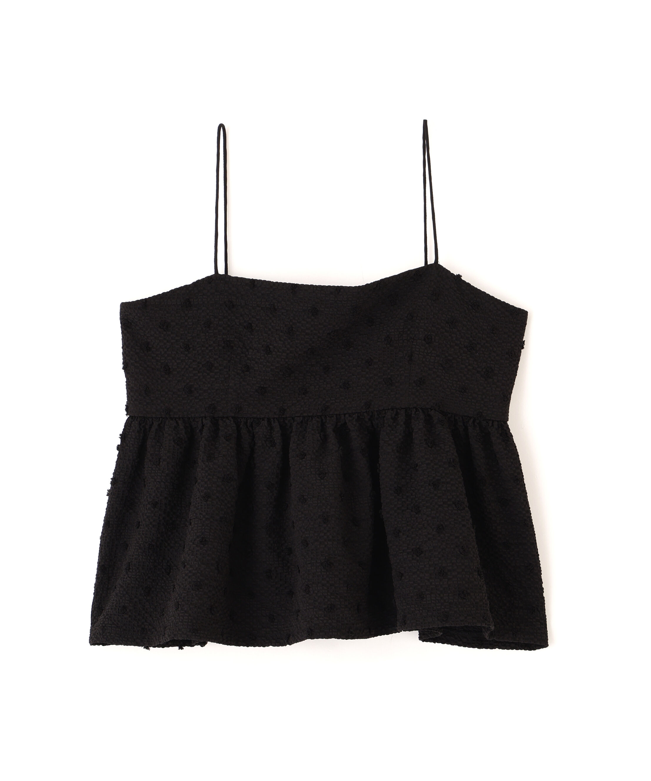  「ドットジャガードキャミソールビスチェ」|シャツ・ブラウス|