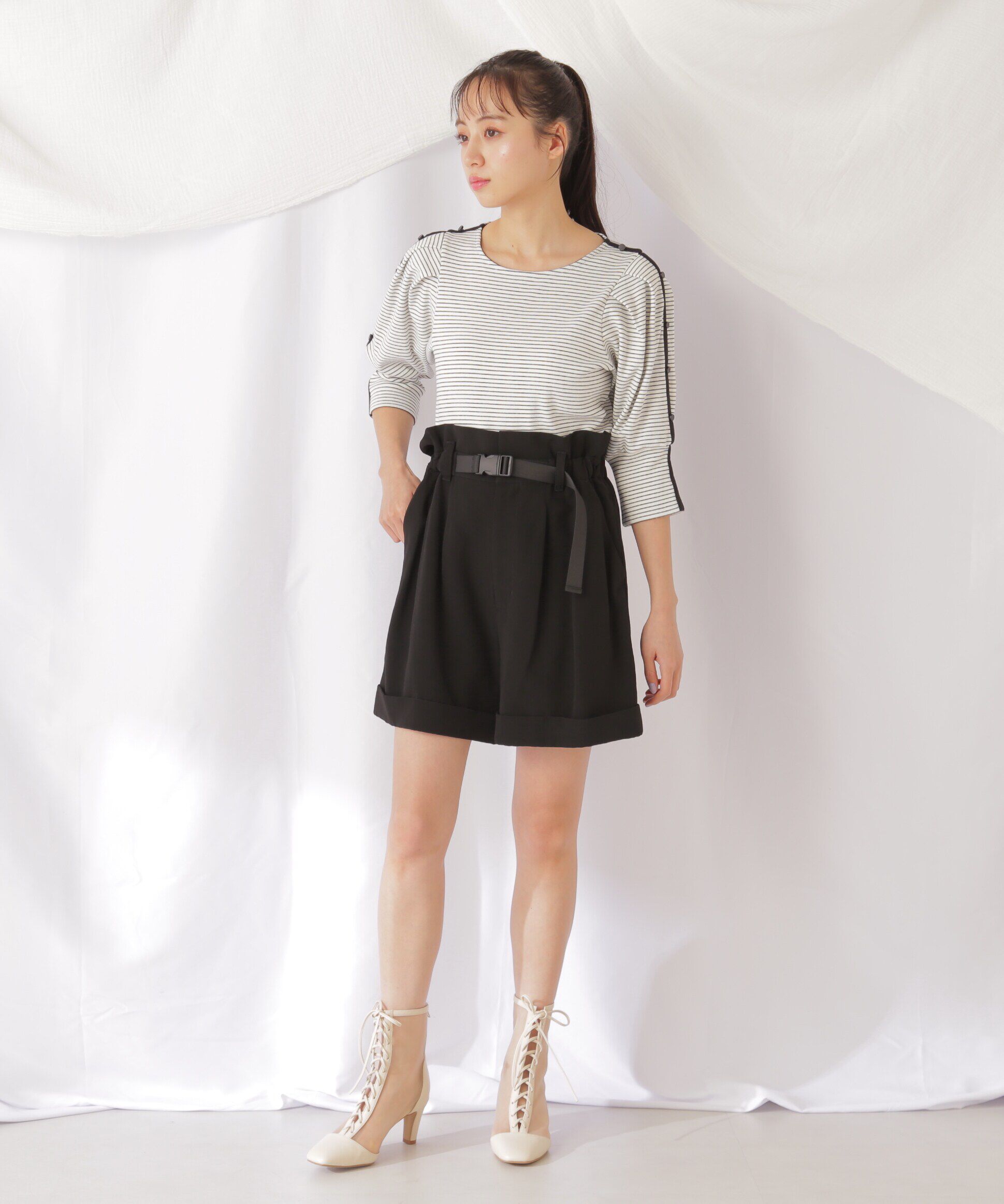  「ペーパーバッグウエストショートパンツ」|その他|