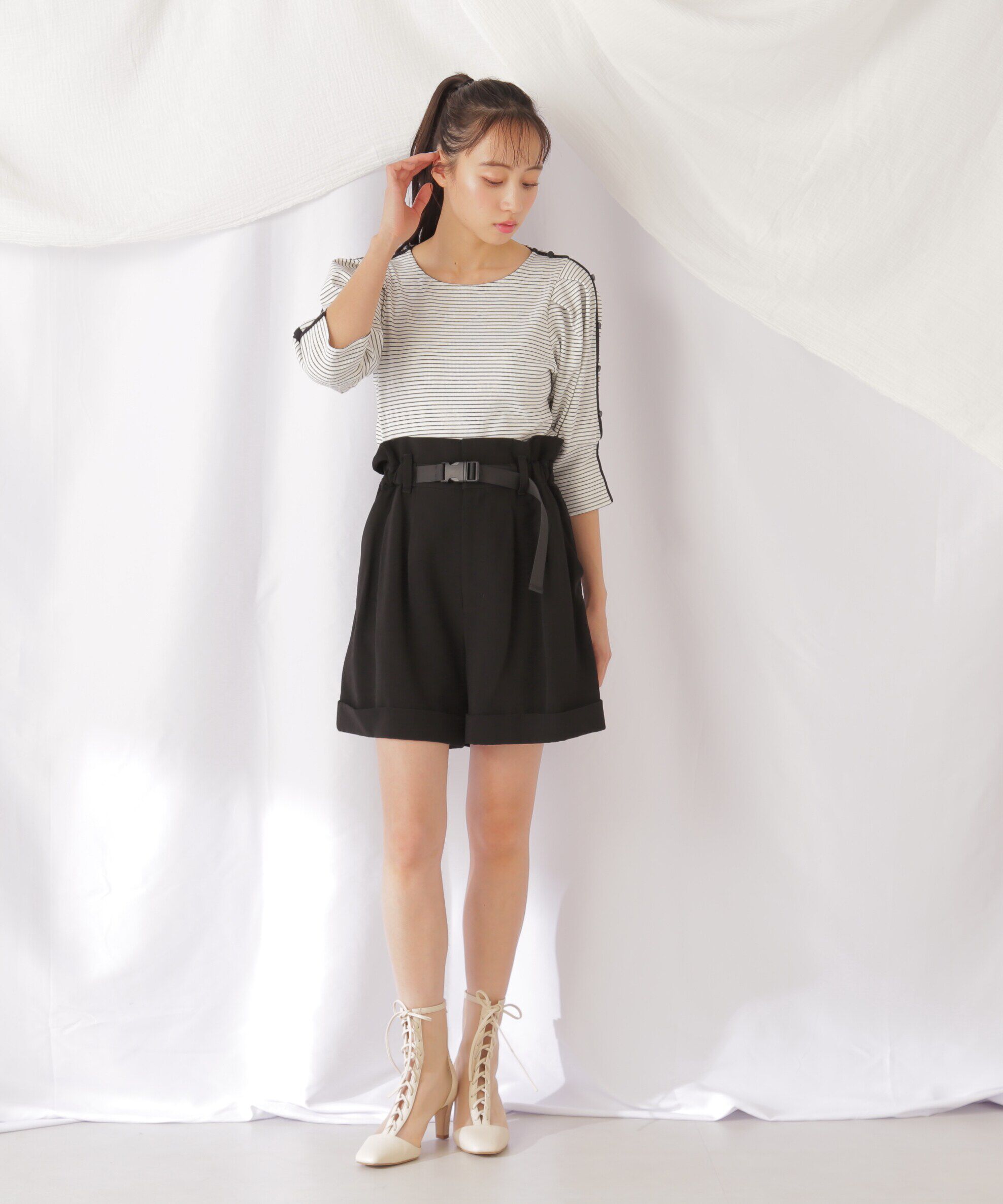 「ペーパーバッグウエストショートパンツ」|その他|
