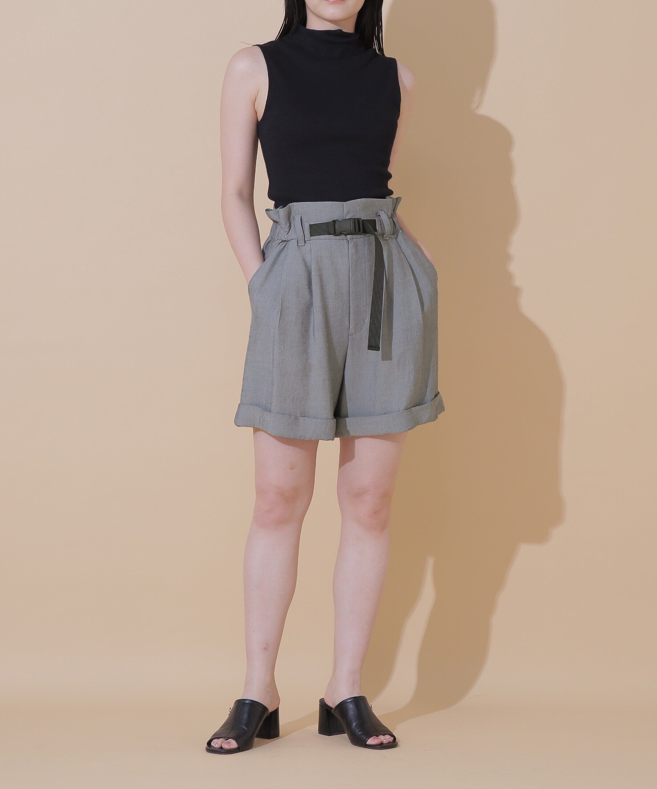  「ペーパーバッグウエストショートパンツ」|その他|
