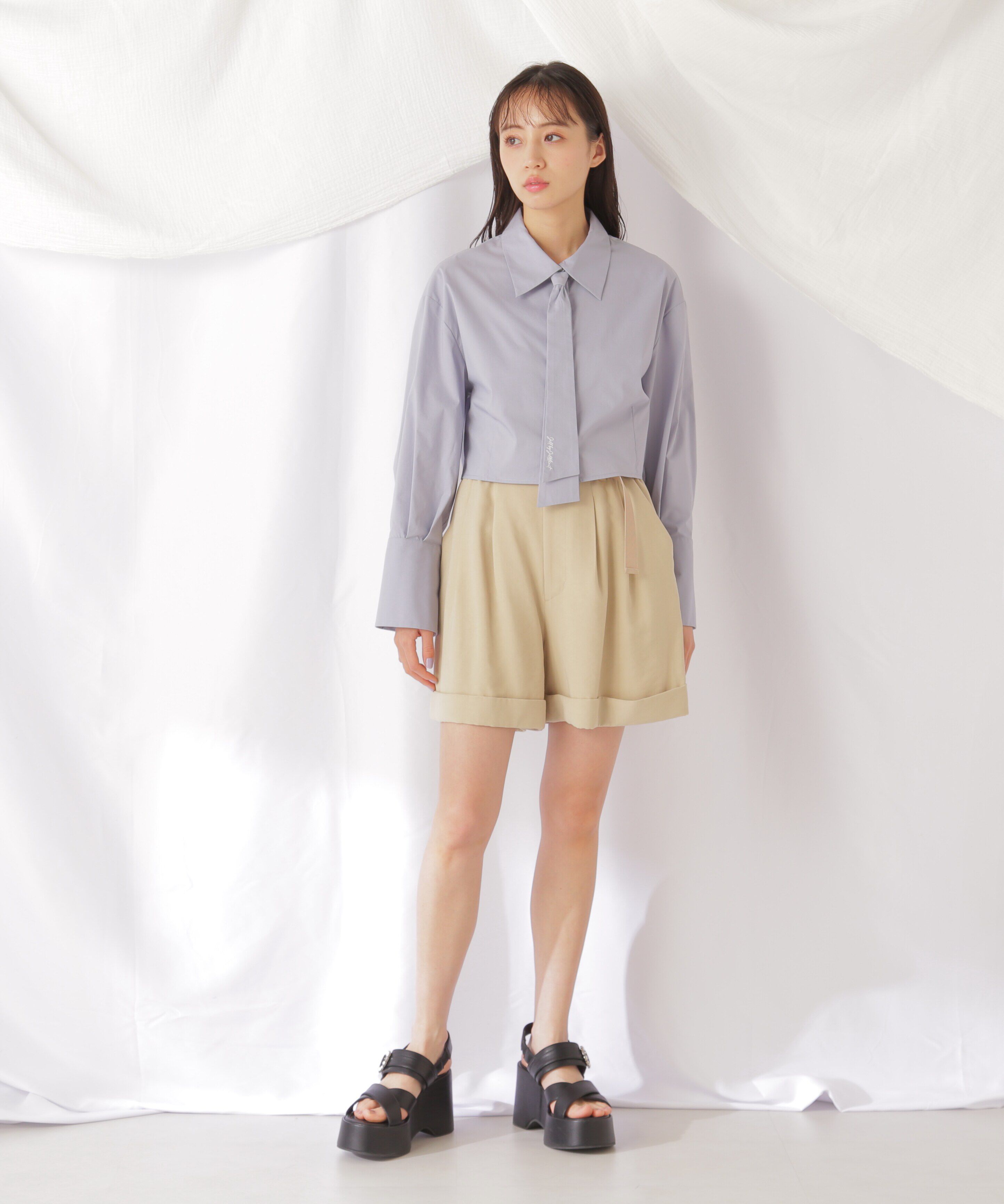  「ペーパーバッグウエストショートパンツ」|その他|