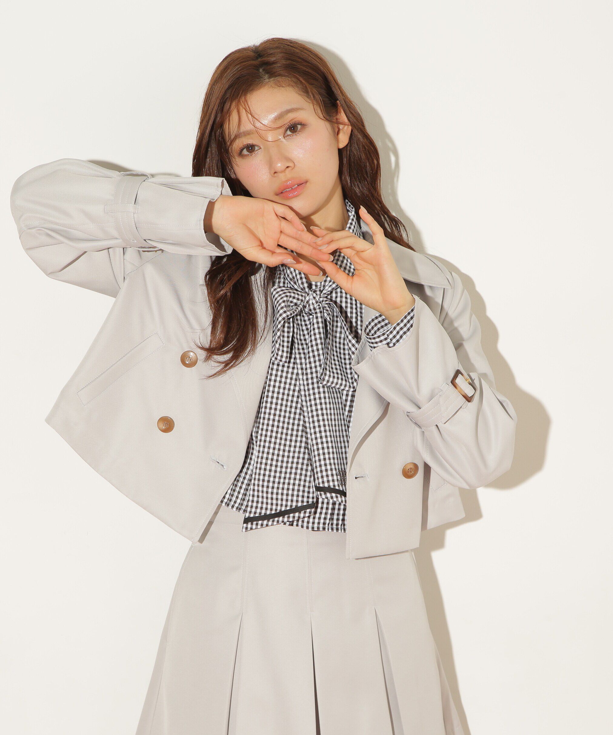  「ショート丈トレンチコート」|その他|