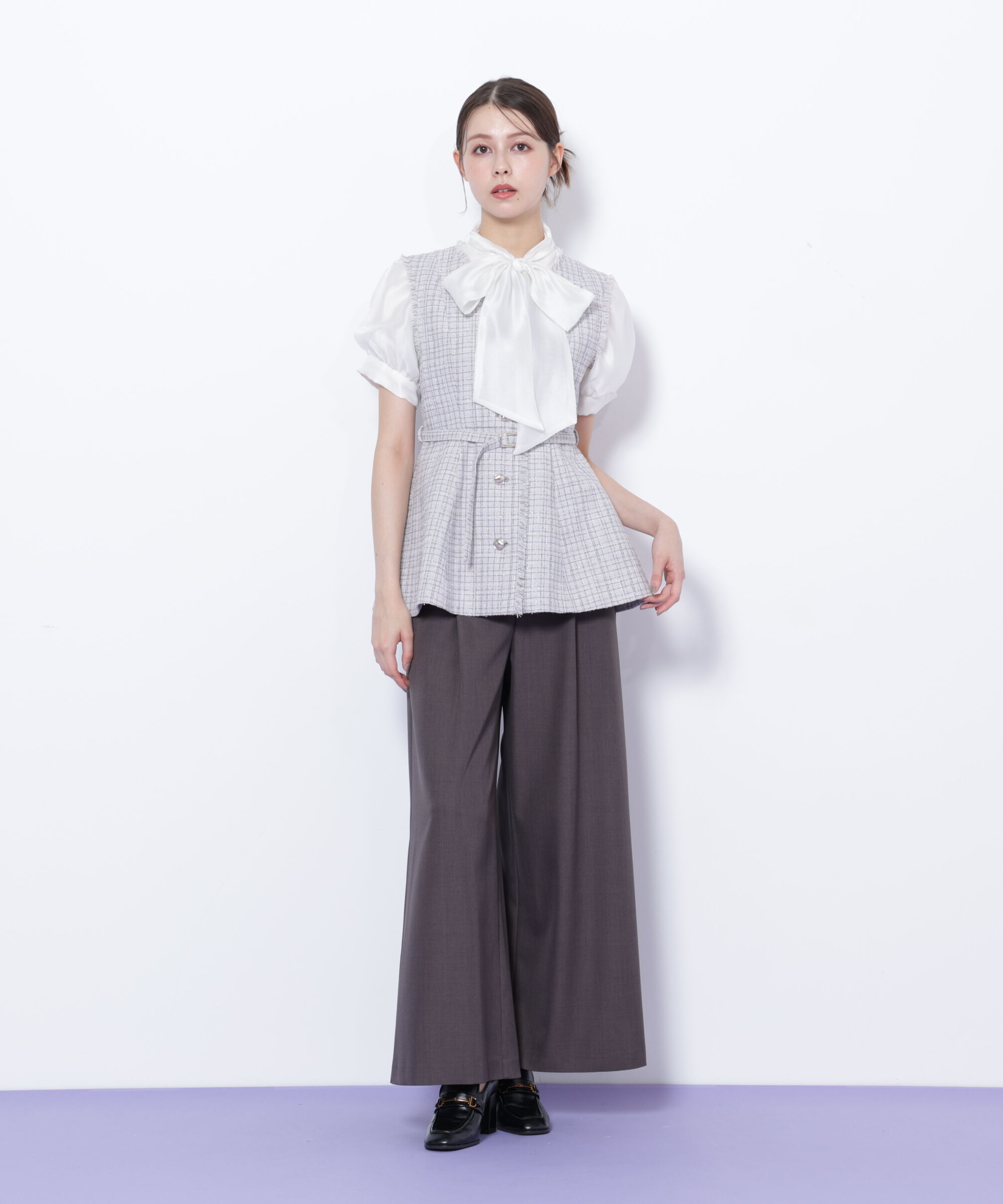  「ツイードペプラムジレ」|その他|