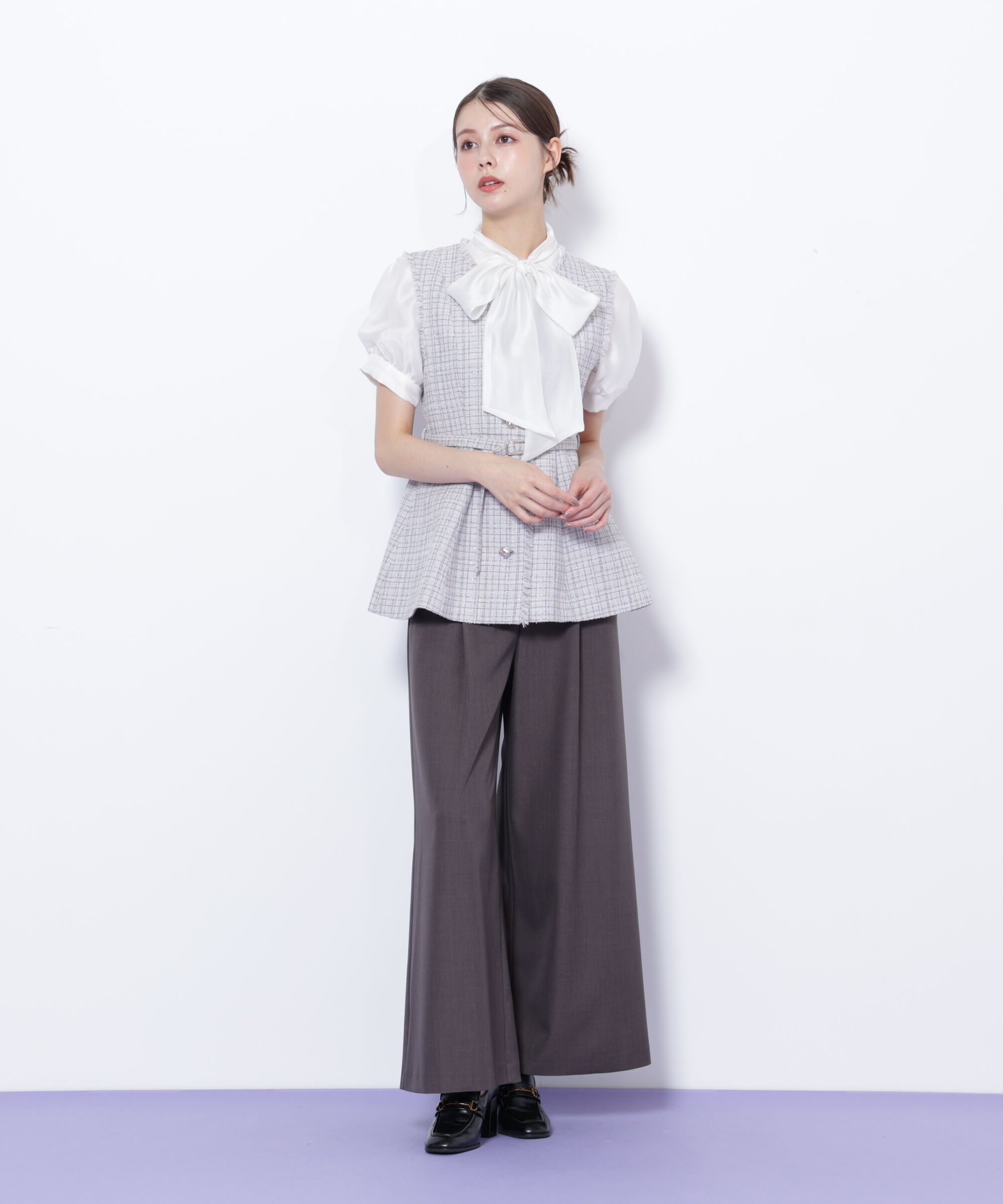  「ツイードペプラムジレ」|その他|