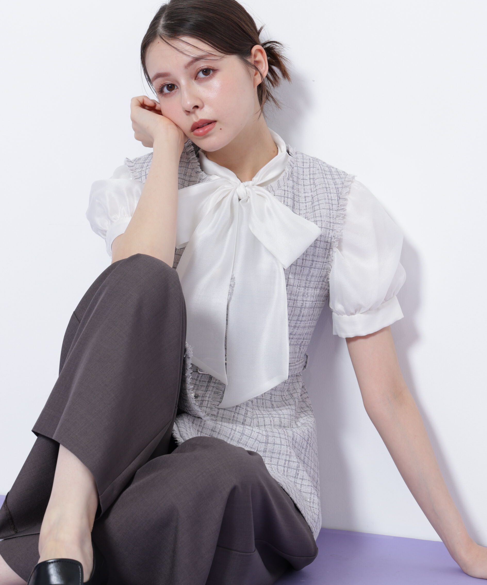  「ツイードペプラムジレ」|その他|