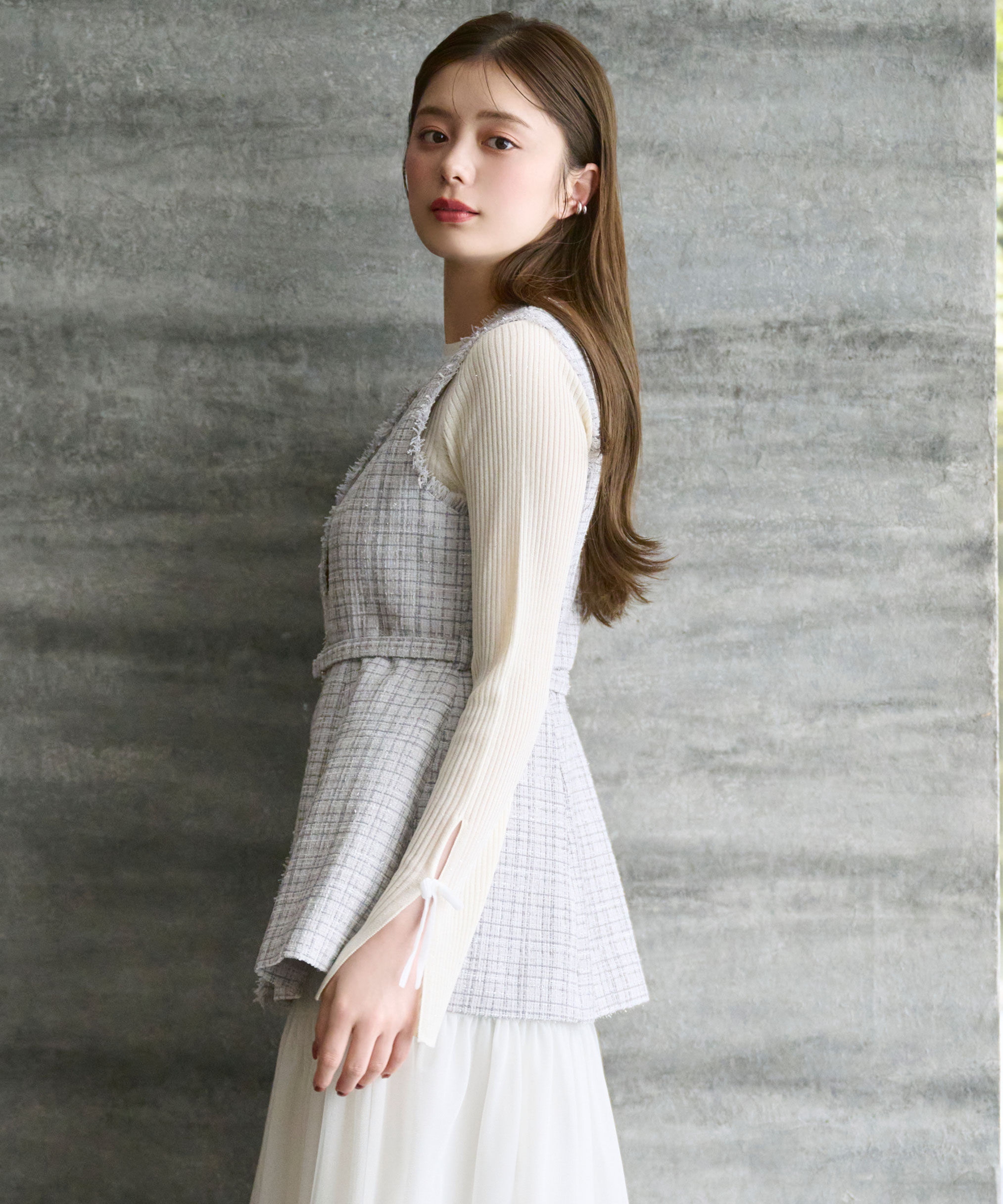  「ツイードペプラムジレ」|その他|