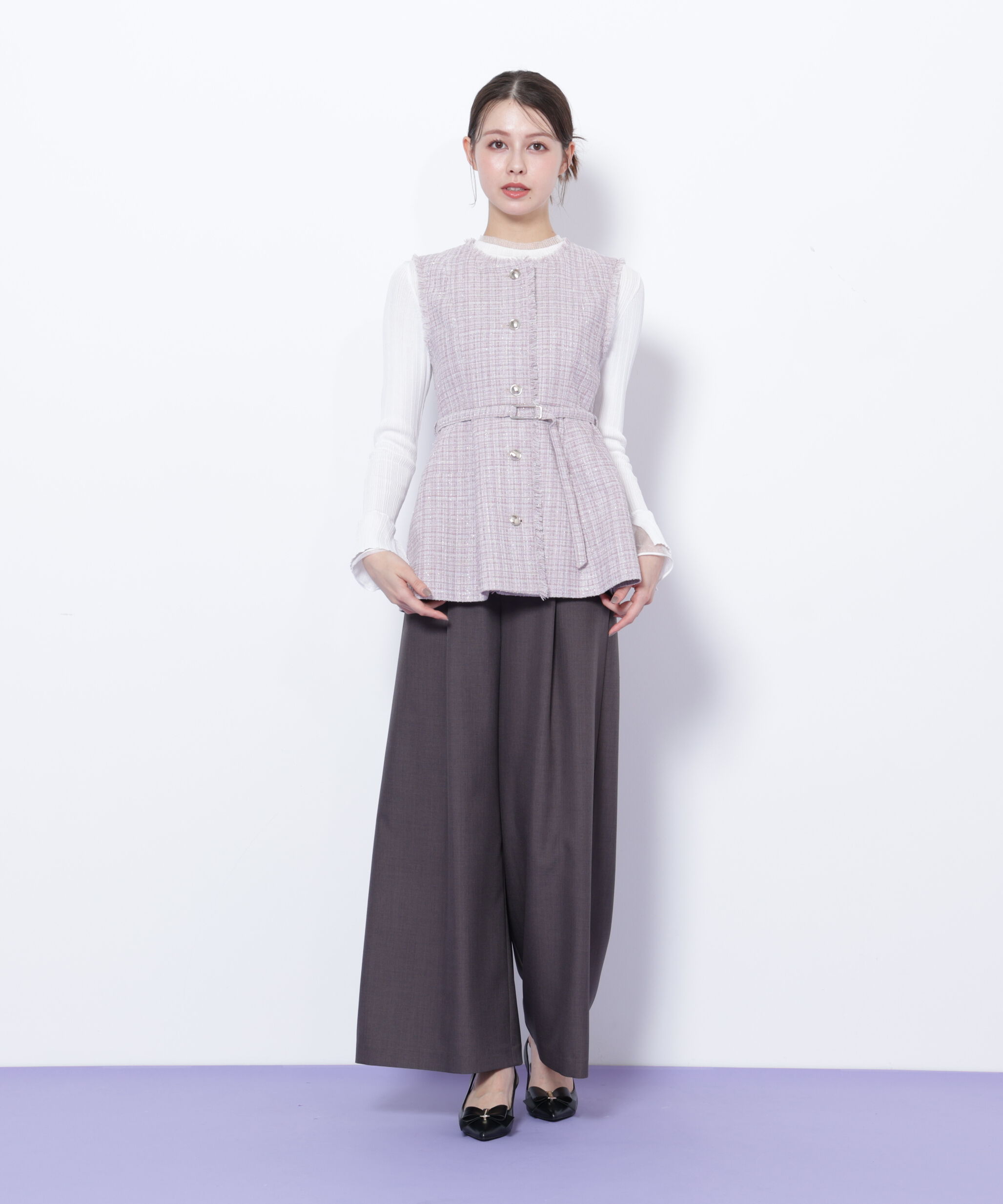  「ツイードペプラムジレ」|その他|