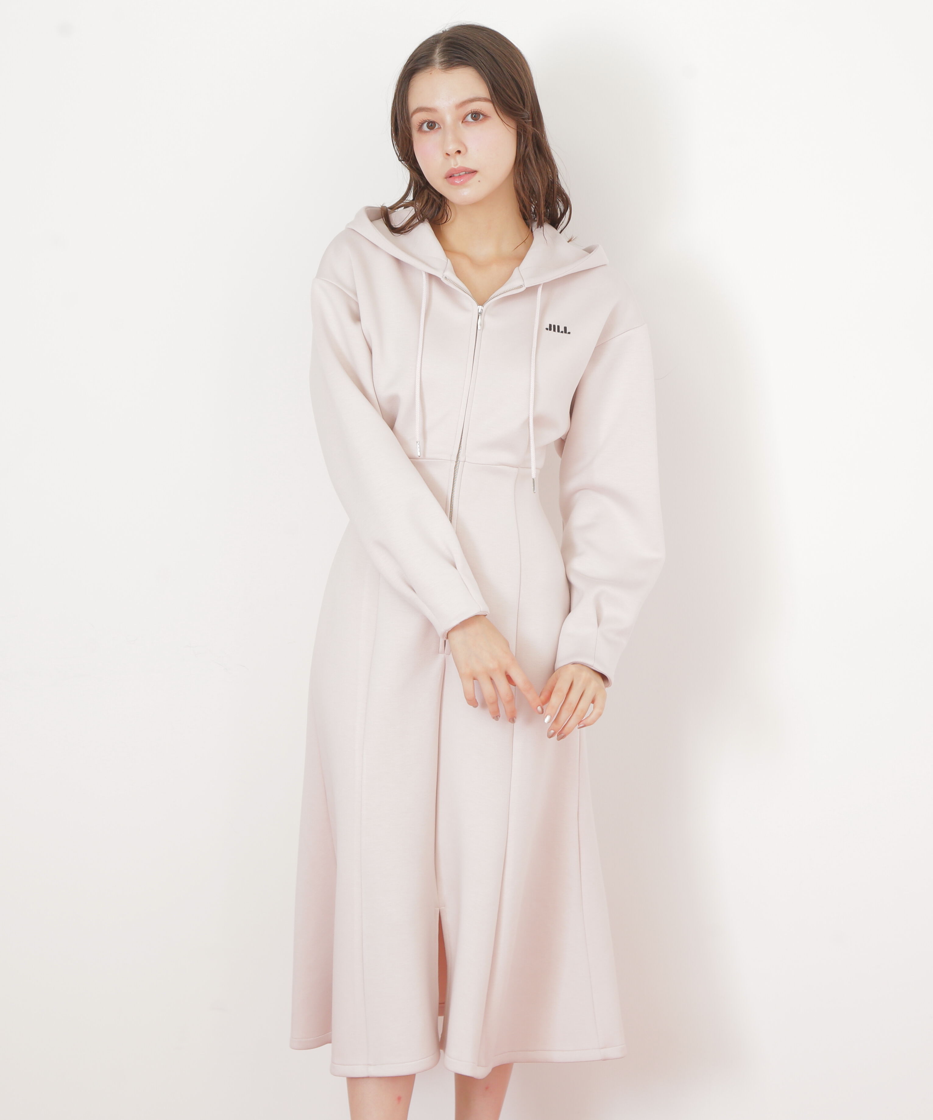  「ダイバーフーディーロングワンピース」|ワンピース|