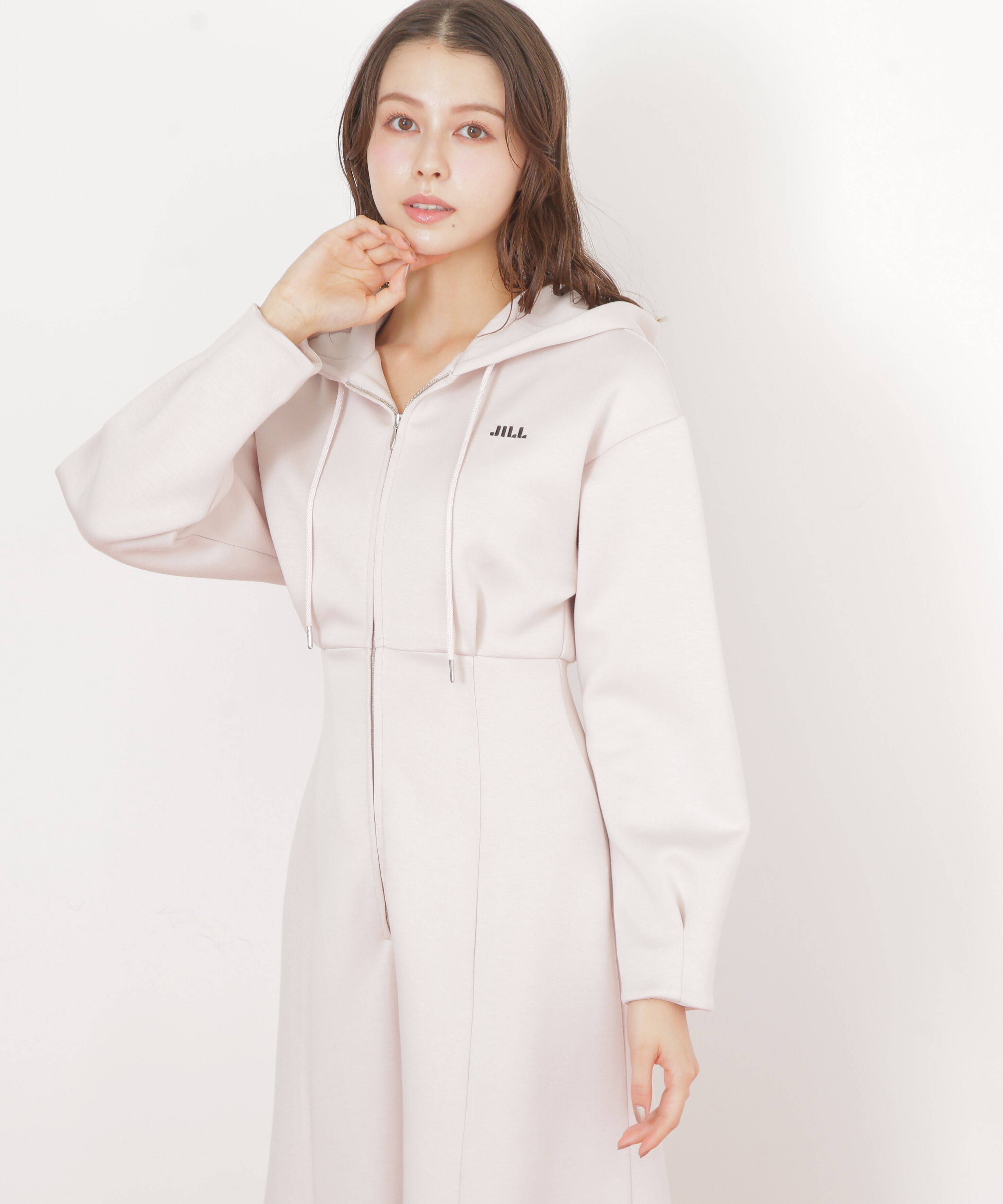  「ダイバーフーディーロングワンピース」|ワンピース|