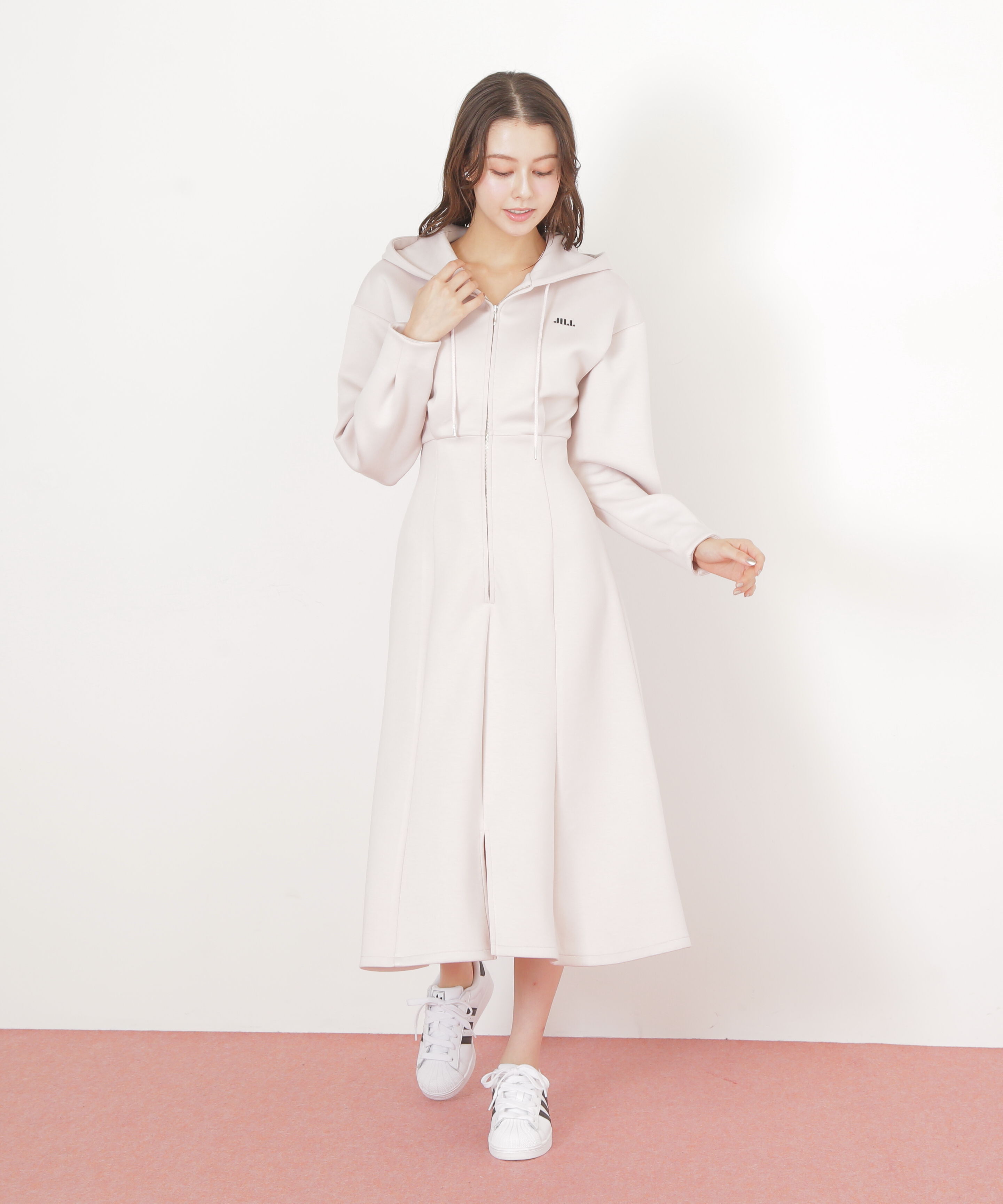  「ダイバーフーディーロングワンピース」|ワンピース|