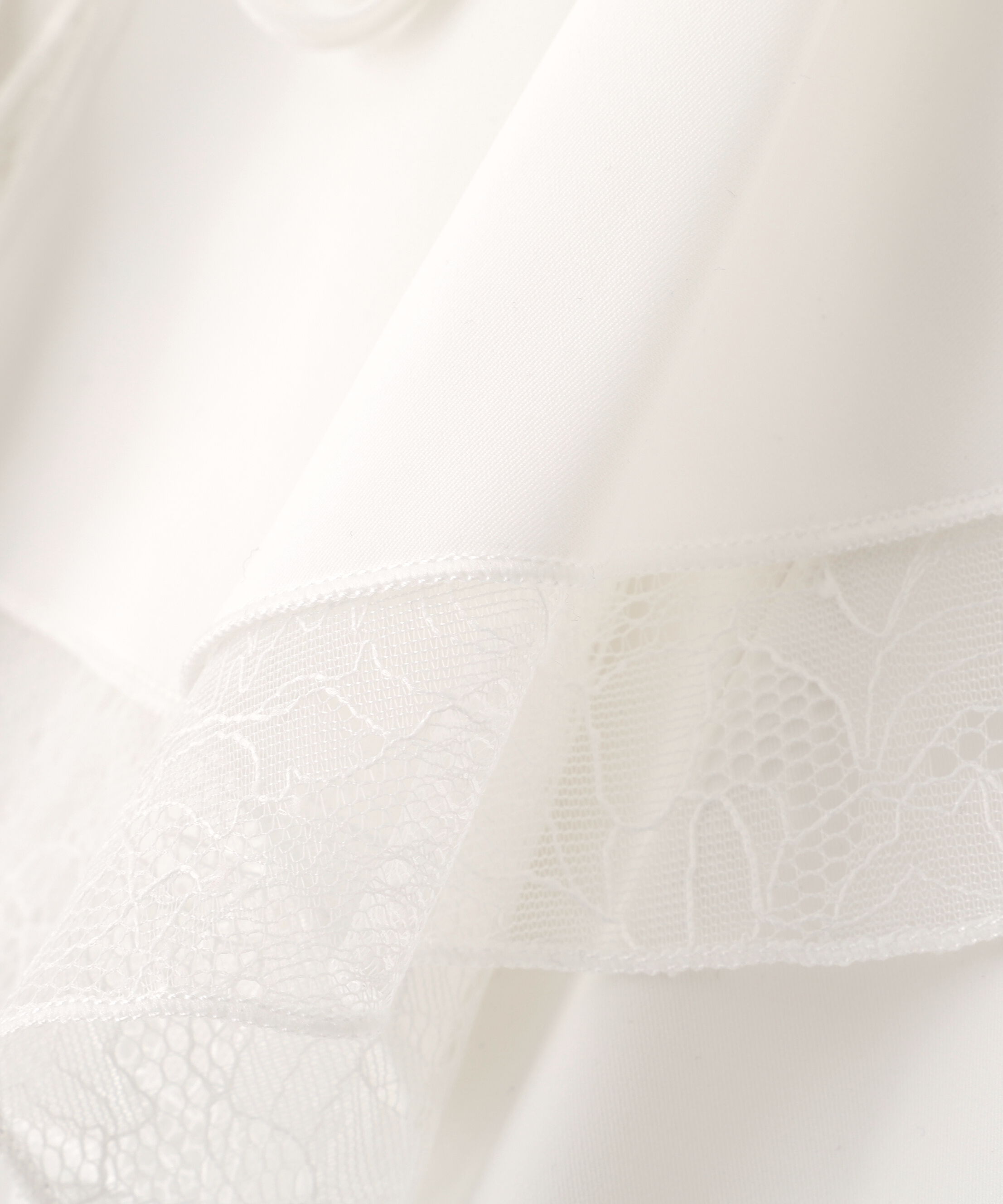  「ビッグカラーレースレイヤードブラウス」|シャツ・ブラウス|