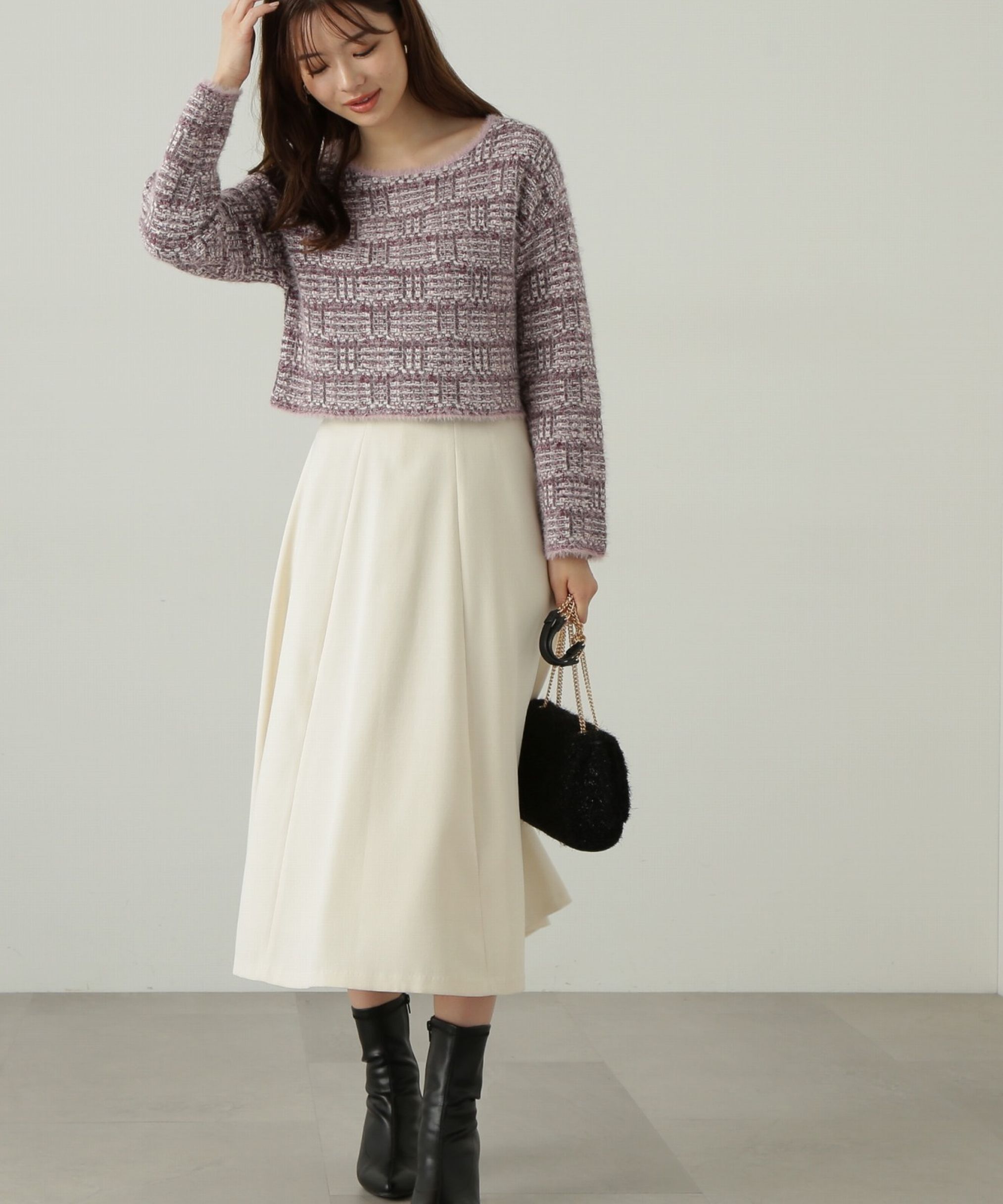 PROPORTION BODY DRESSING「ソフトタッチフレアスカート」|スカート|