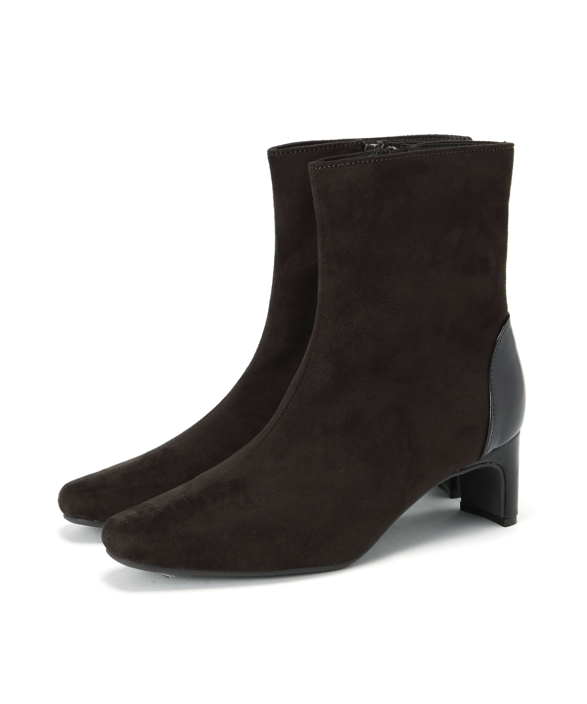 PROPORTION BODY DRESSING「セットバックコンビショートブーツ」|その他|ブラウン