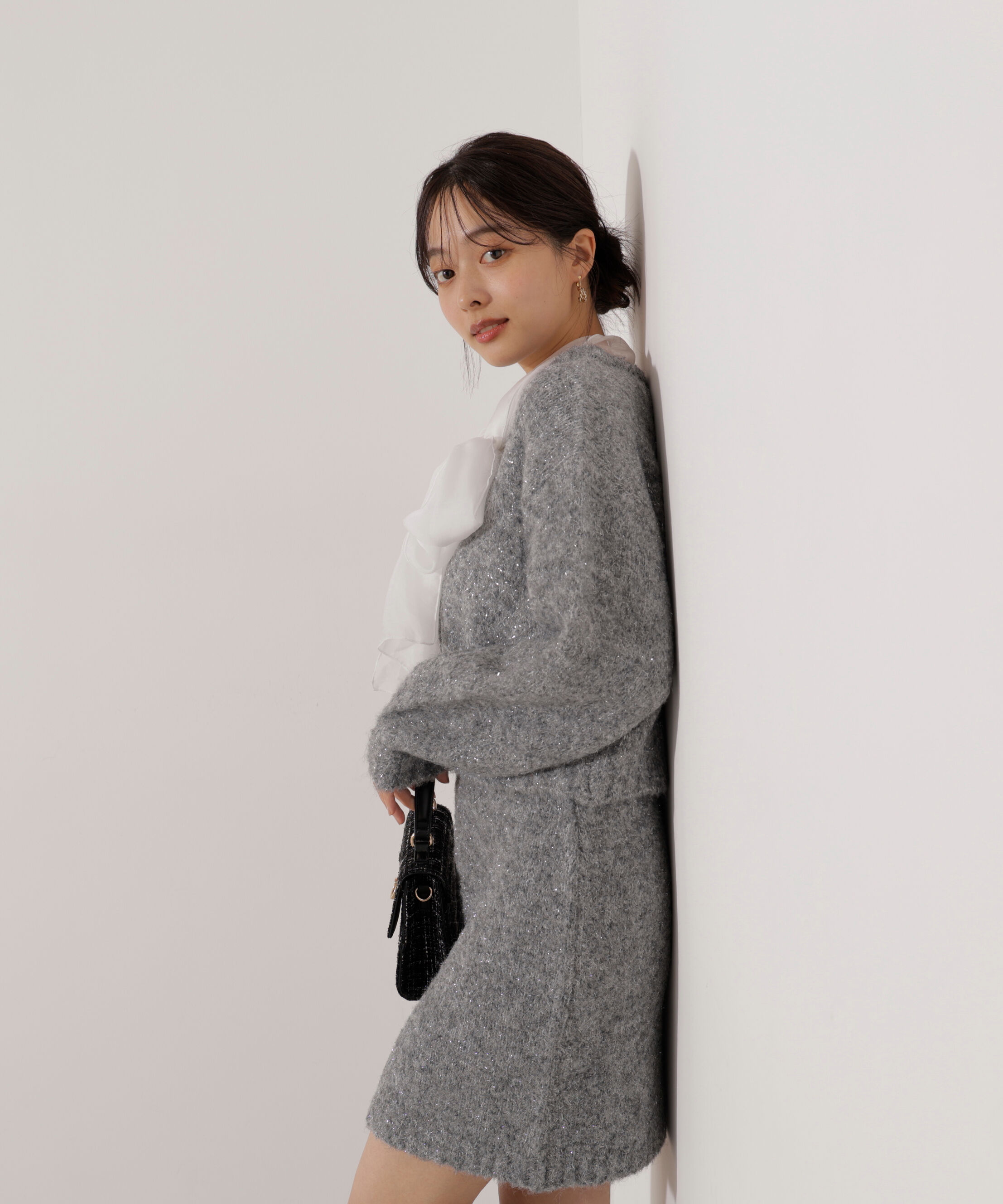 PROPORTION BODY DRESSING「《EDIT COLOGNE》サイドリボンニットSETUP」|ワンピース|