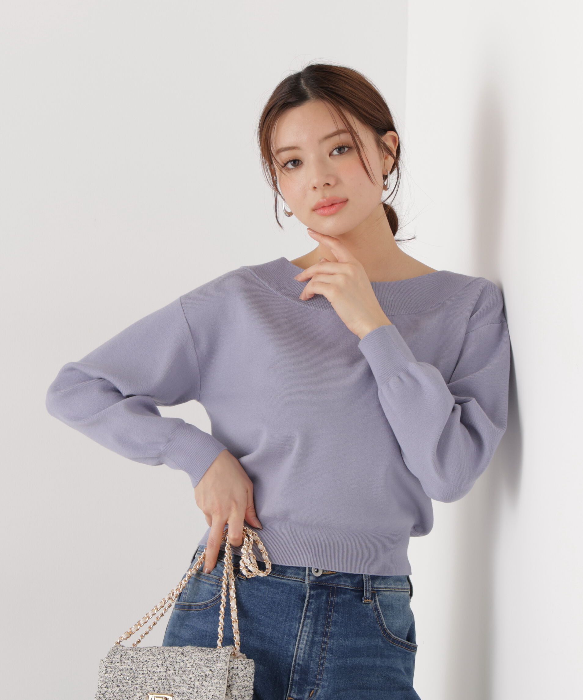 PROPORTION BODY DRESSING「2wayベーシックニット　　26SS」|ニット・セーター|