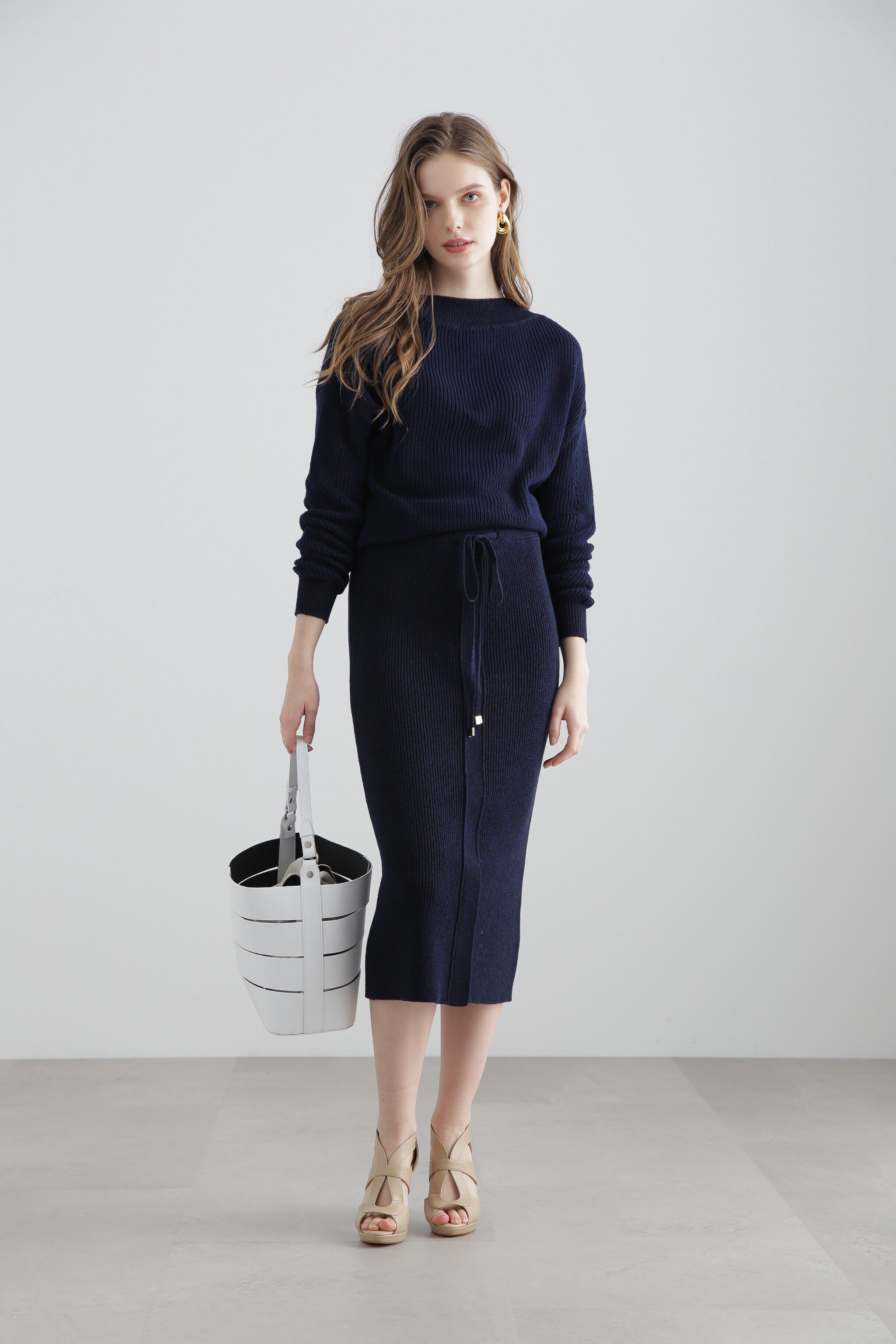  「◆ローゲージコットンアップスカート」|スカート|