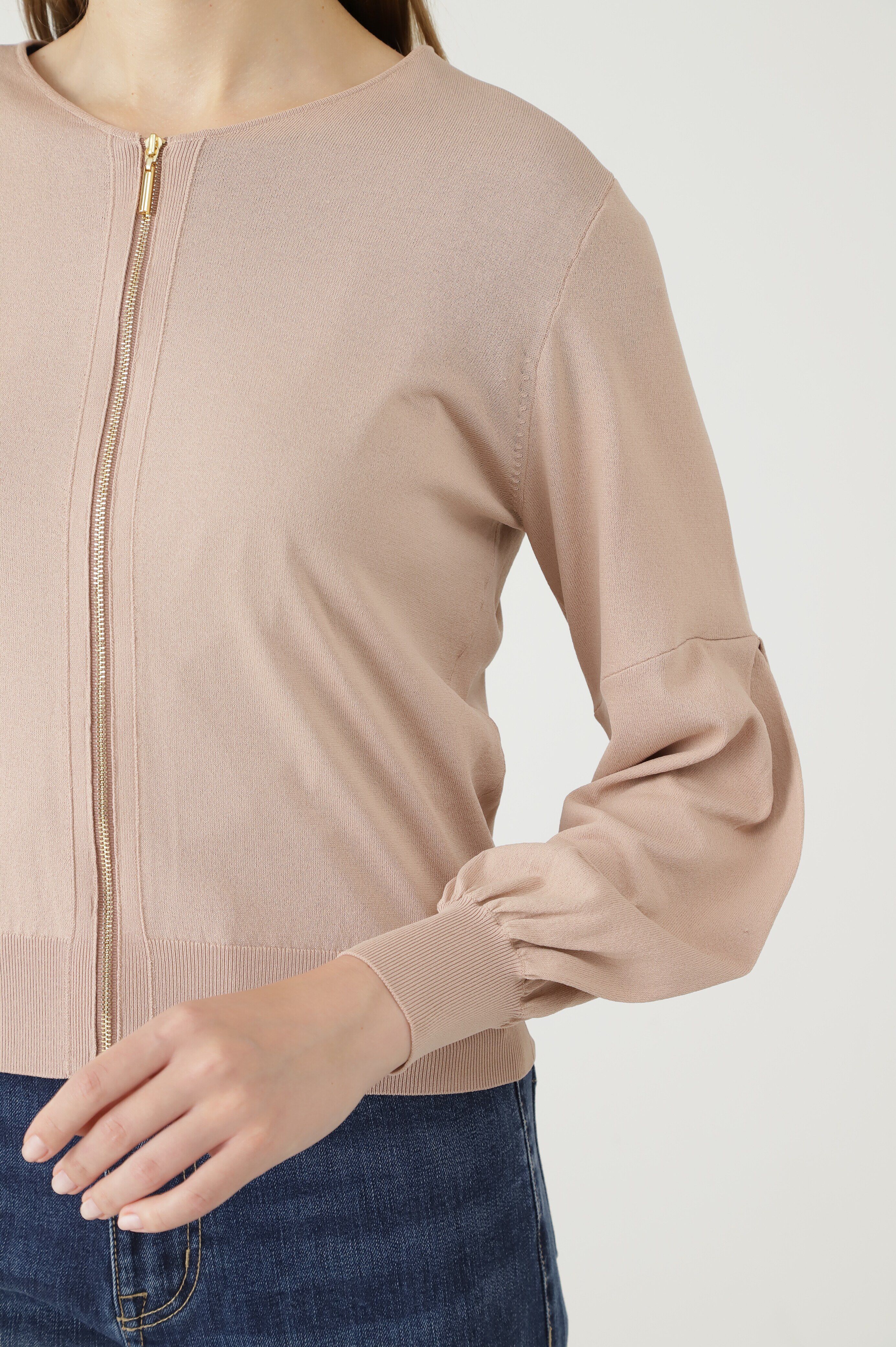  「ジップアップシアーニットブルゾン」|その他|