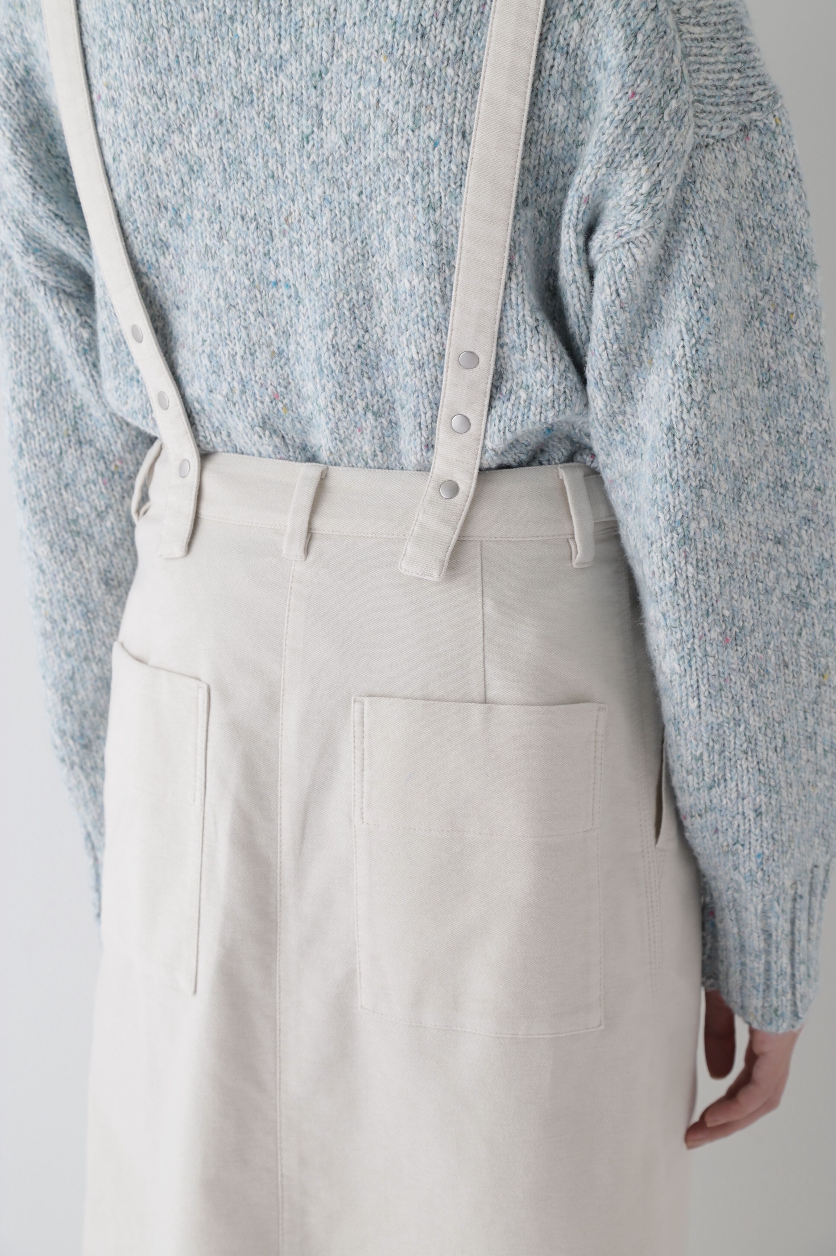  「◆ストレッチエアリードットコードサスペンダースカート」|スカート|