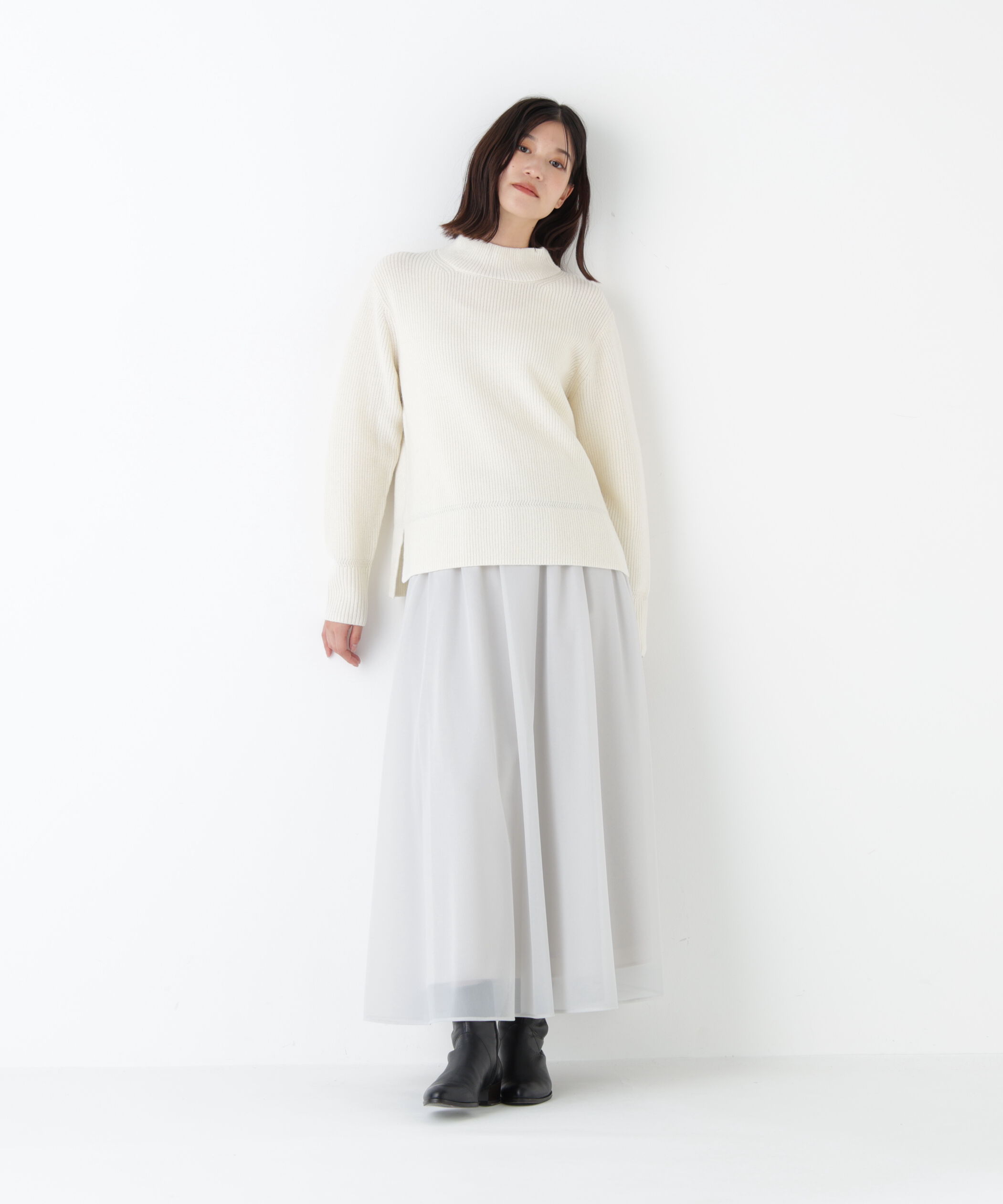  「◆オーガンジートリコットギャザースカート」|スカート|