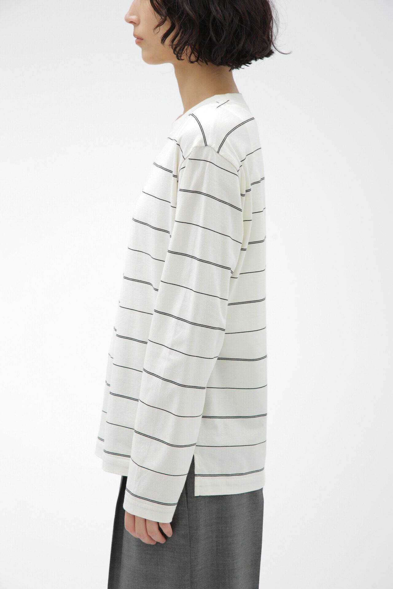  「STRIPE COTTON JERSEY」|Tシャツ・カットソー|