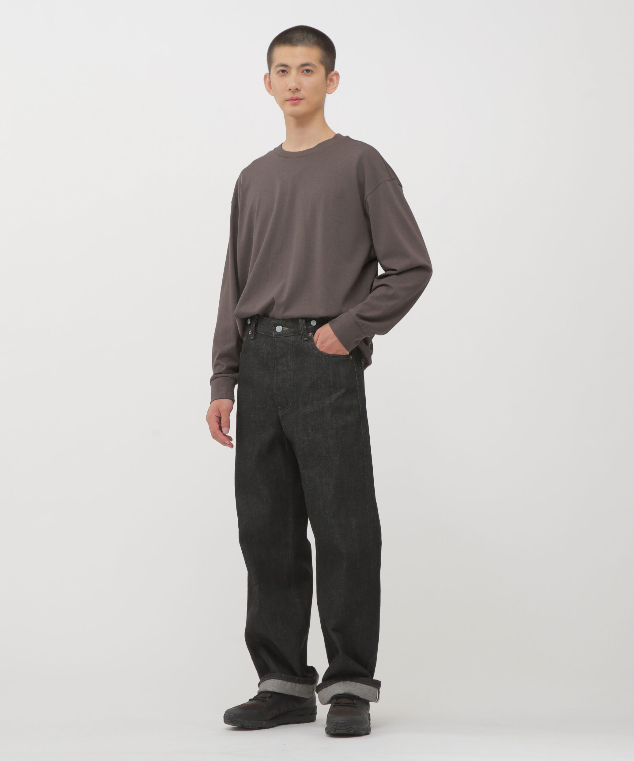 MARGARET HOWELL「SOFT COTTON WOOL JERSEY TOP 」|Tシャツ・カットソー|