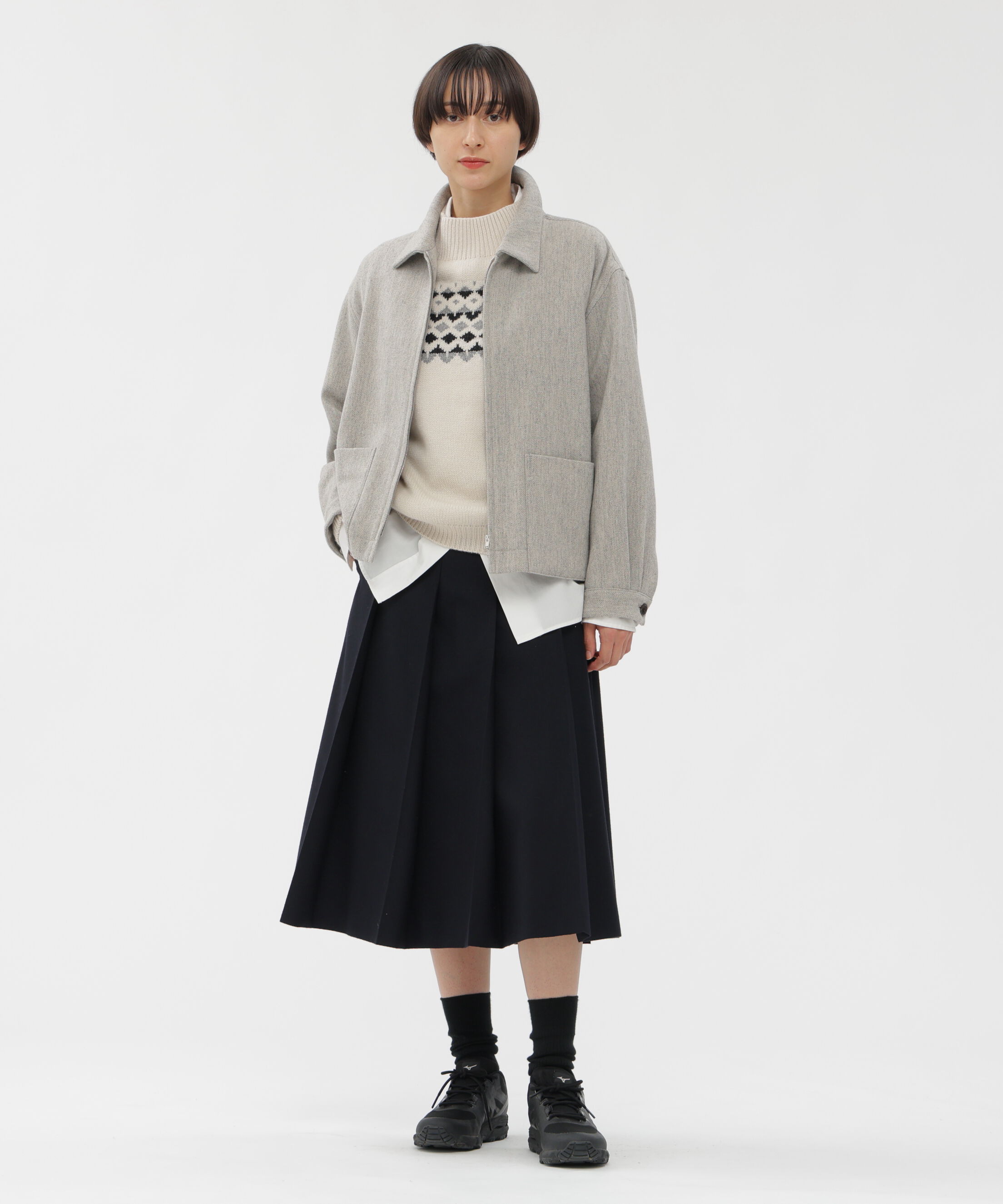  「FLANNEL WOOL SKIRT」|スカート|