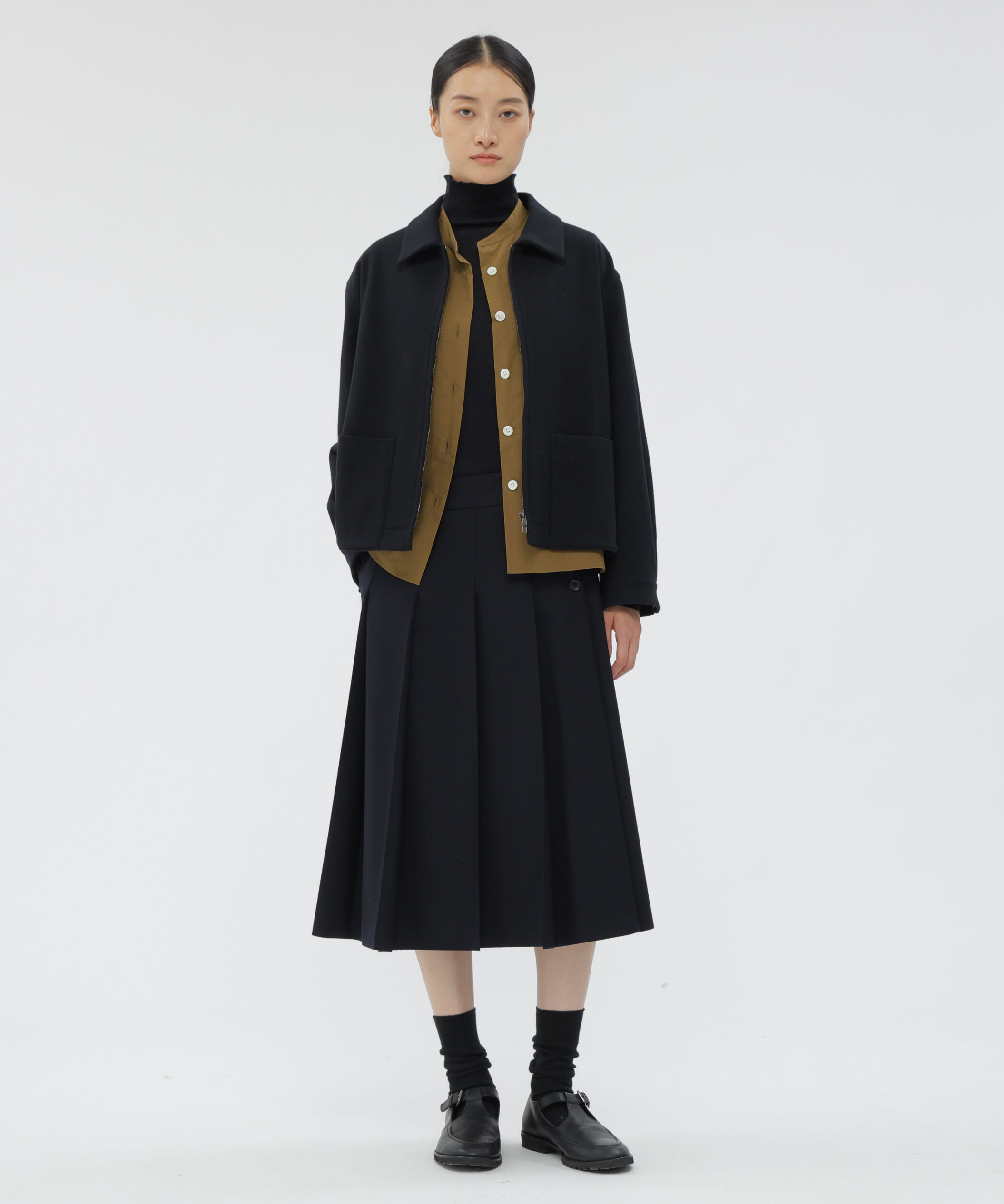  「FLANNEL WOOL SKIRT」|スカート|