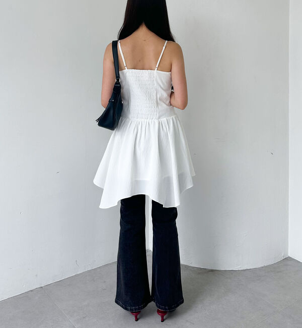 archives「ドロストイレヘムミニキャミワンピース」|チュニック|