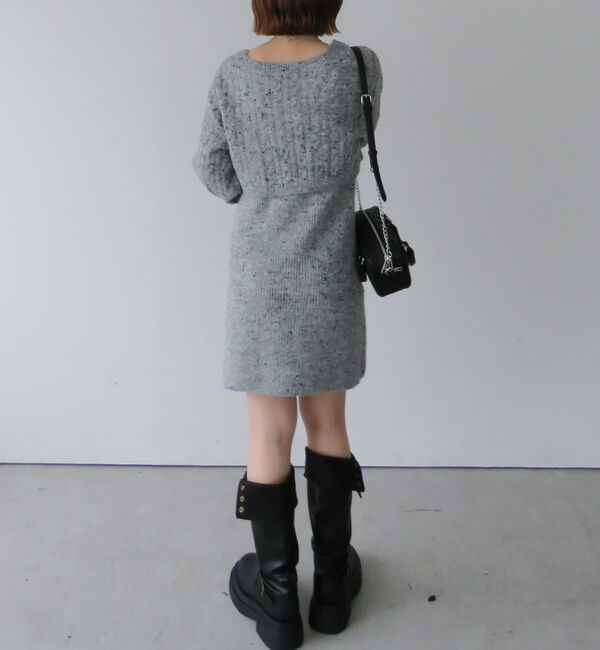 archives「ネップケーブルニットボレロ&times;ミニキャミワンピＳＥＴ」|チュニック|