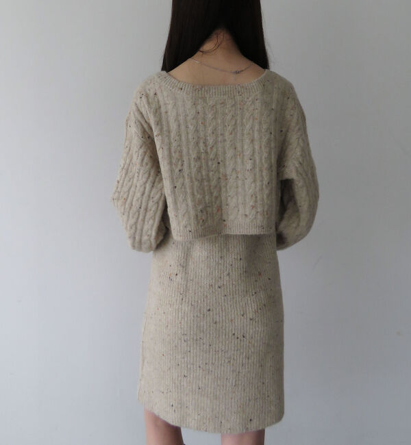 archives「ネップケーブルニットボレロ&times;ミニキャミワンピＳＥＴ」|チュニック|