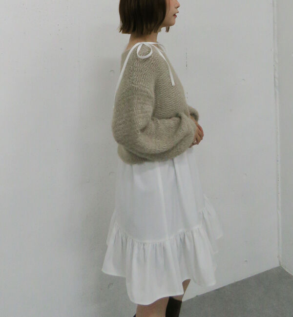 archives「メランジフェザーニット&times;ミニキャミワンピースＳＥＴ」|チュニック|