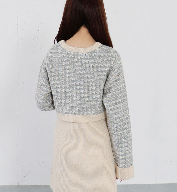 archives「ツイードニットカーディガン&times;ミニキャミワンピＳＥＴ」|チュニック|